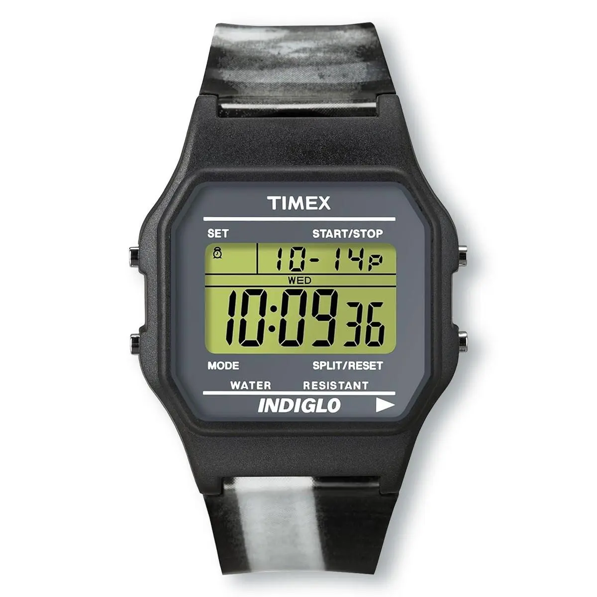 Weekender T2N375 Indiglo Black/gray Digital Watch by Timex