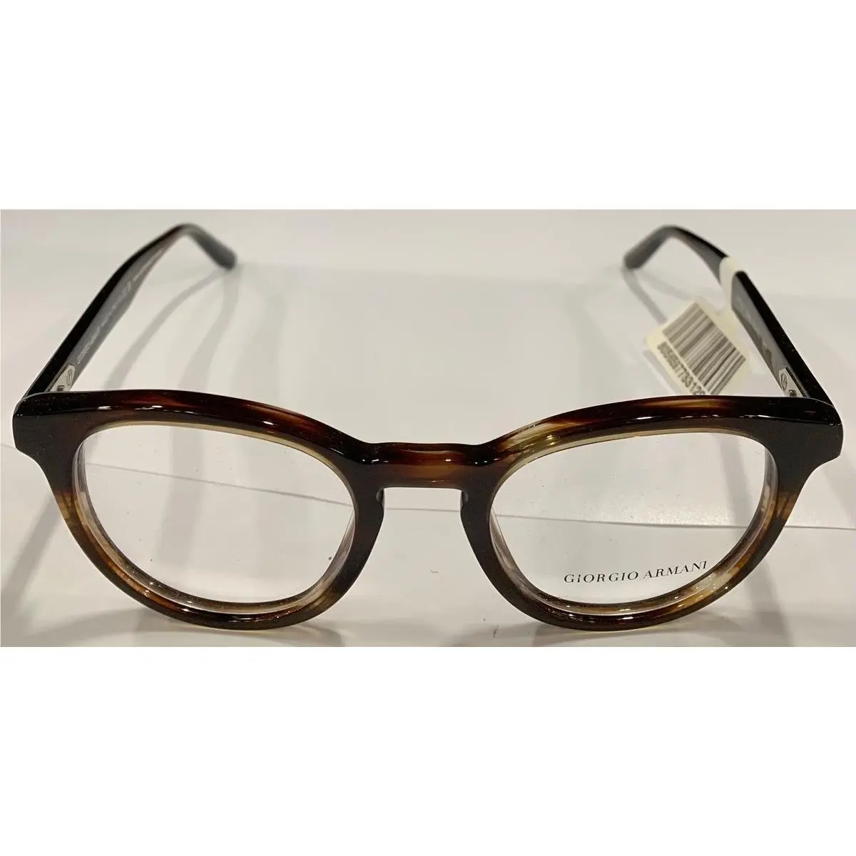 Giorgio Armani 0AR7227 Men`s Phantos Eyeglass Frames Striped Brown 50-21-145