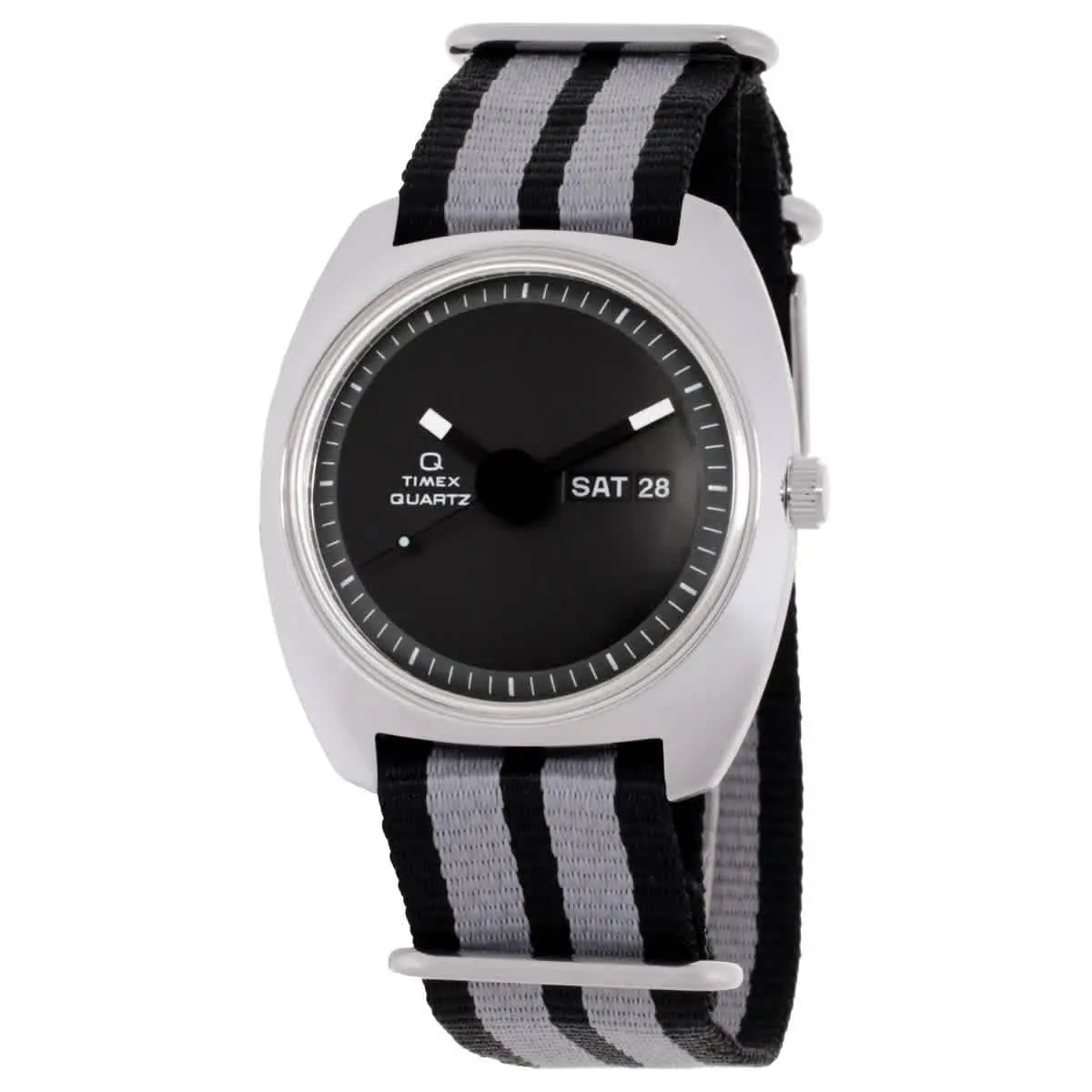 Timex Q 1975 Enigma Quartz Black Dial Watch TW2Y34600