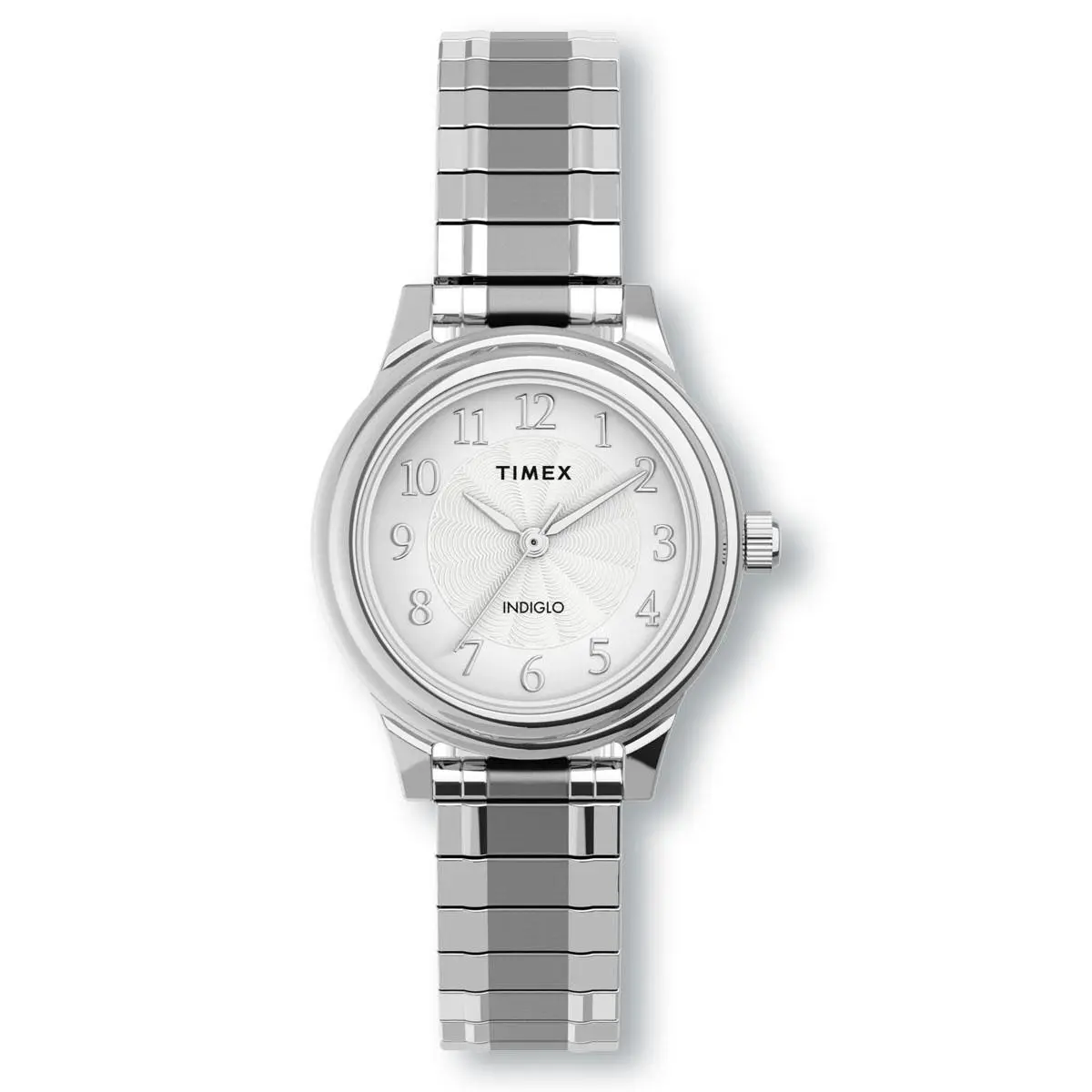 Timex TW2U09300 Classic Stainless Steel Expansion Band Watch