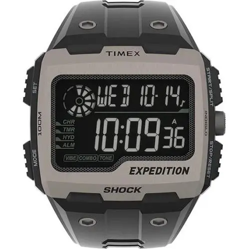 Men`s Expedition Grid Shock Resin Strap TW4B24900 by Timex
