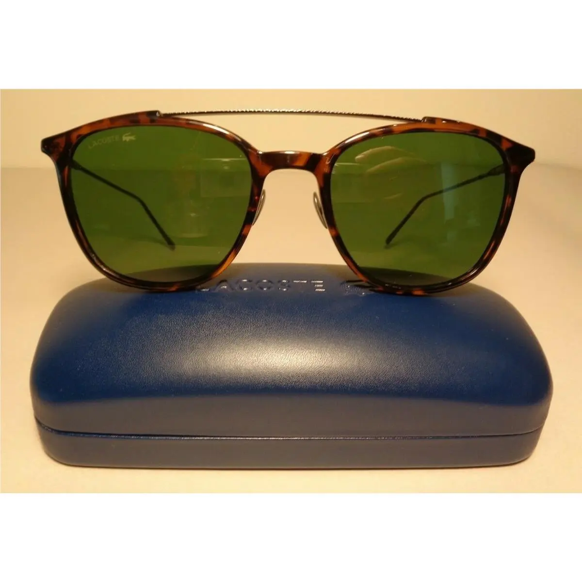 Lacoste L880SPC Tortoise Ruthenium Men`s Sunglasses