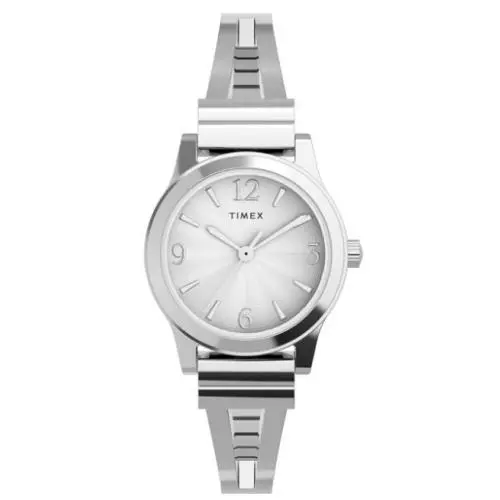Timex Main Street Stretch Bangles 25 mm Expansion Band Women`s Watch TW2W18400