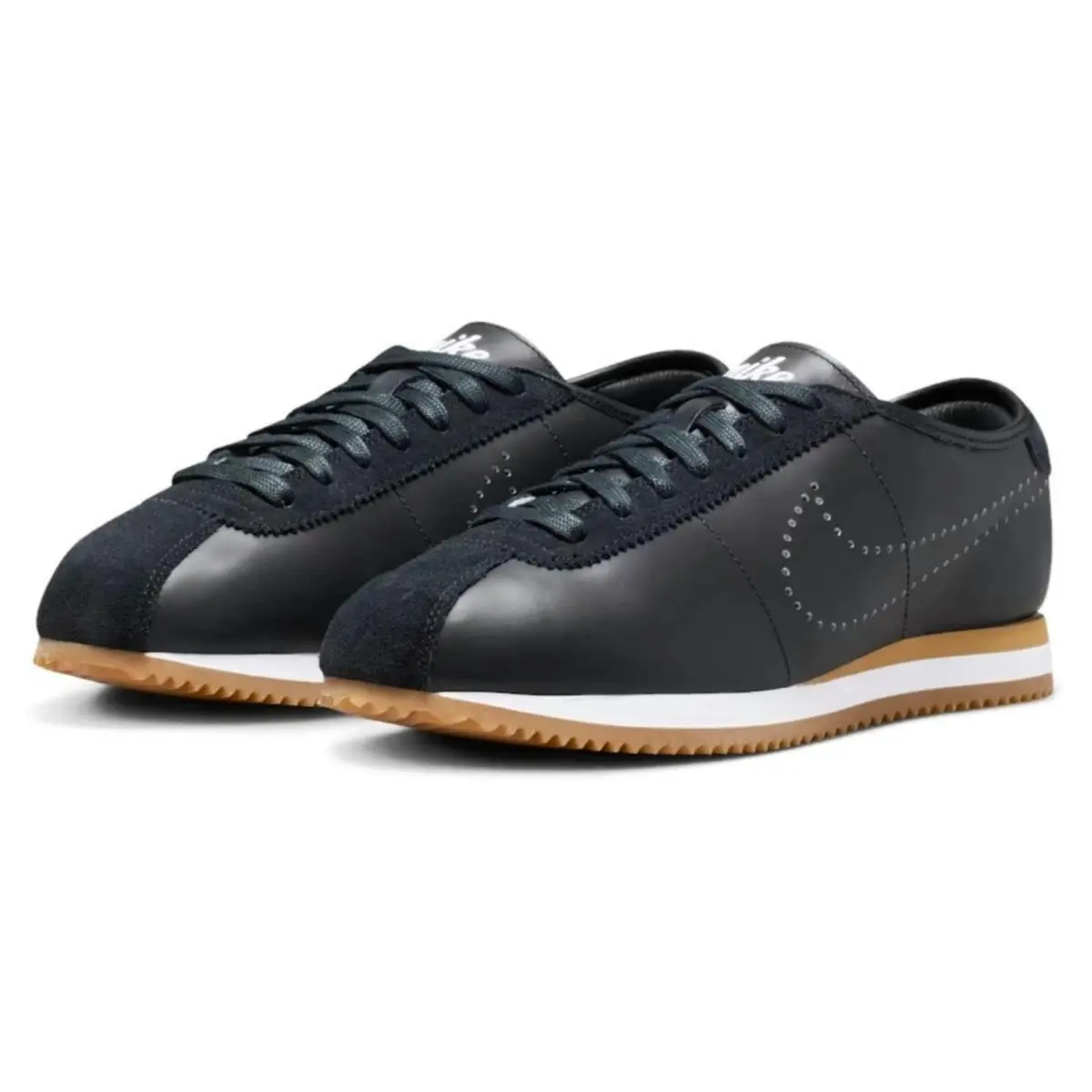 Nike shoes - Nike Cortez - Cortez - Black, Manufacturer: Black/Gum Light Brown/White 7