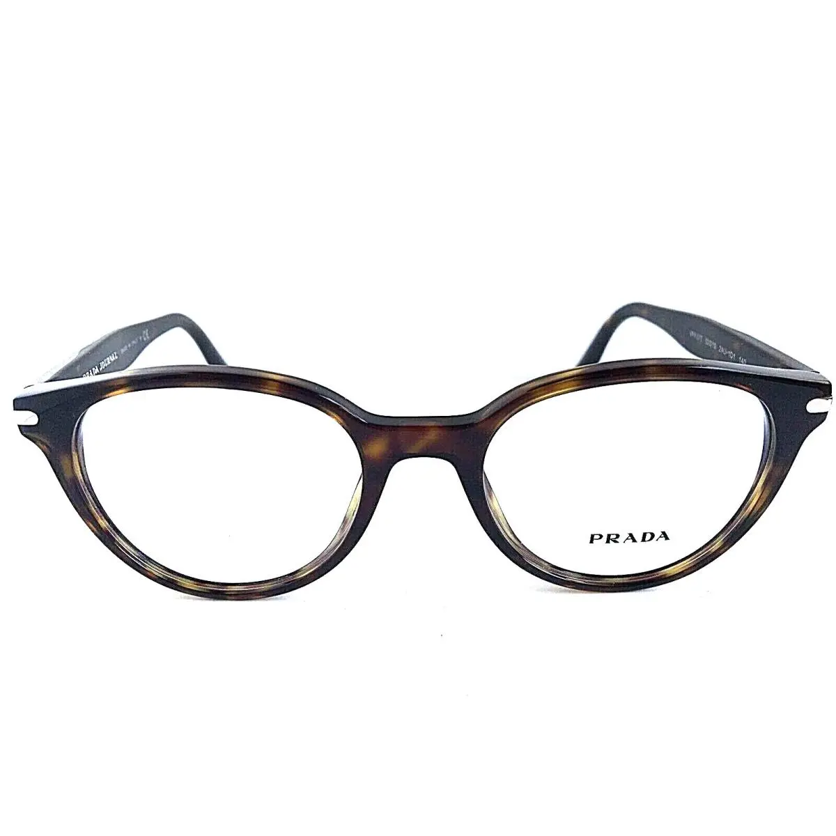 Prada Vpr 0T7 2AU-1O1 50mm Round Tortoise Women`s Eyeglasses Frame 4