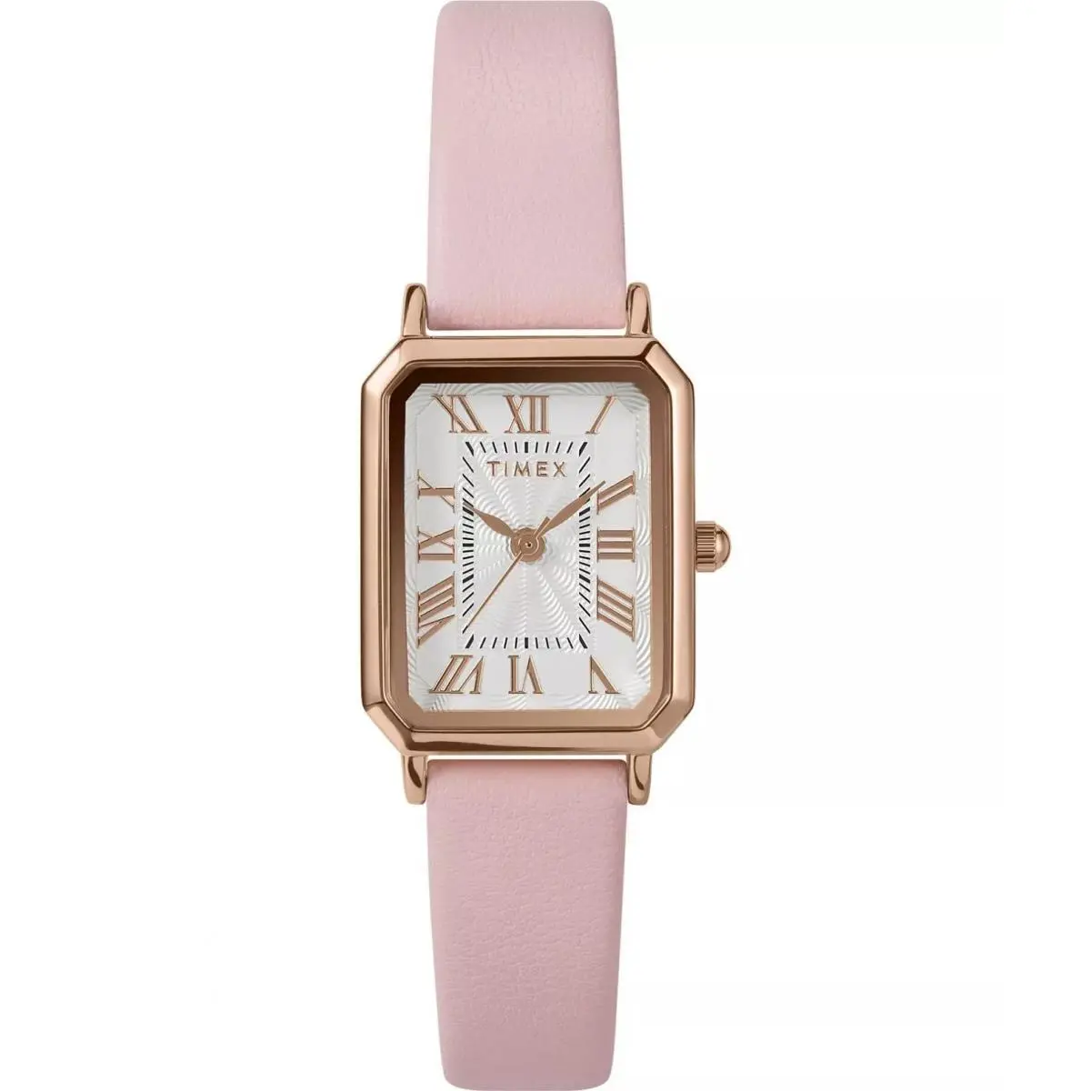 TW2Y01100 Womens Rose Gold-tone Case and Pink Strap Watch by Timex