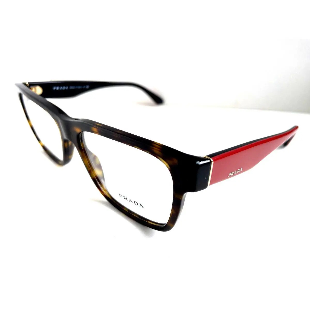 Prada Vpr 1R6 2UA-1O1 Tortoise 53-18-140 Men`s Women`s Eyeglasses Frame Italy