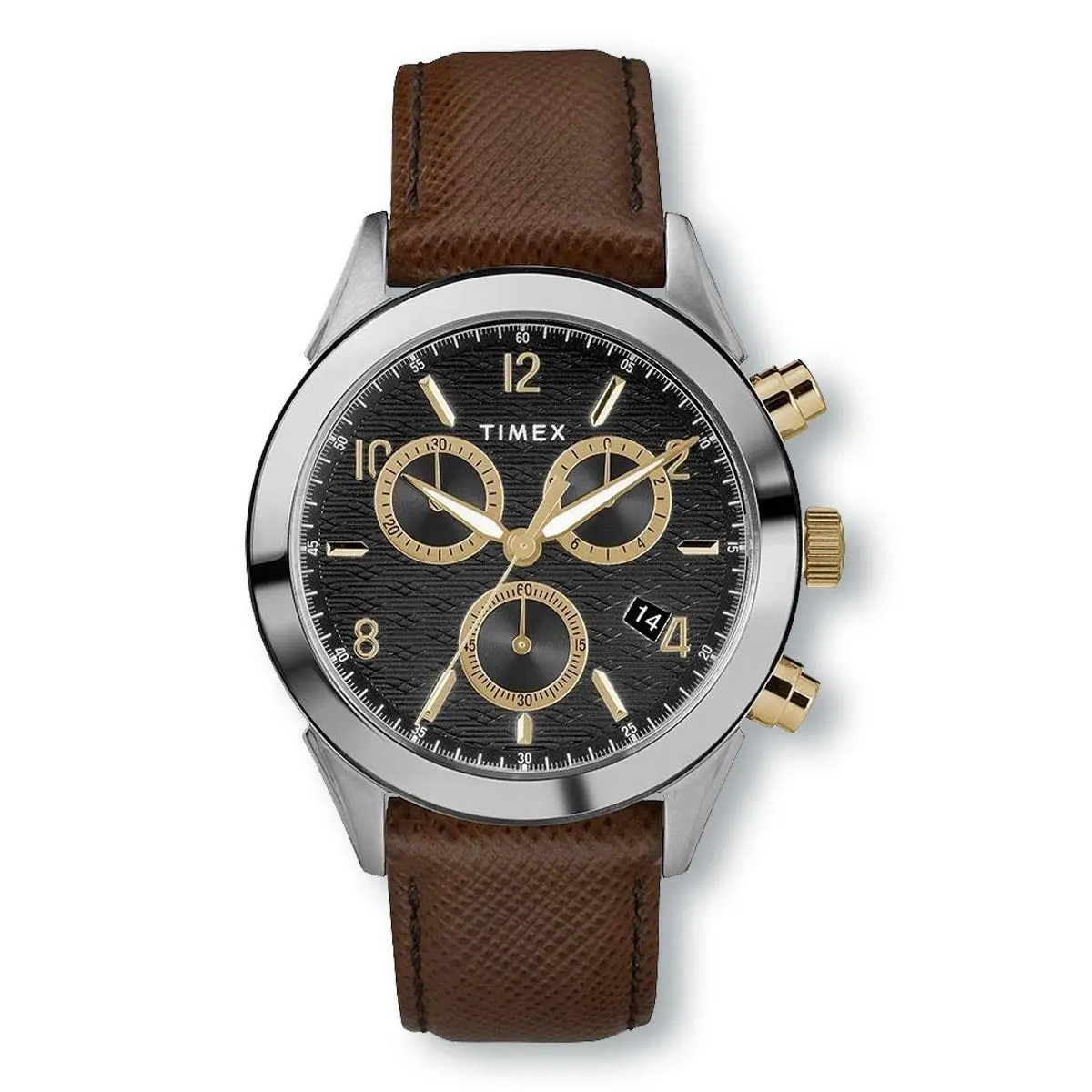 Timex TW2R90800 Torrington Quartz Chronograph Leather Watch