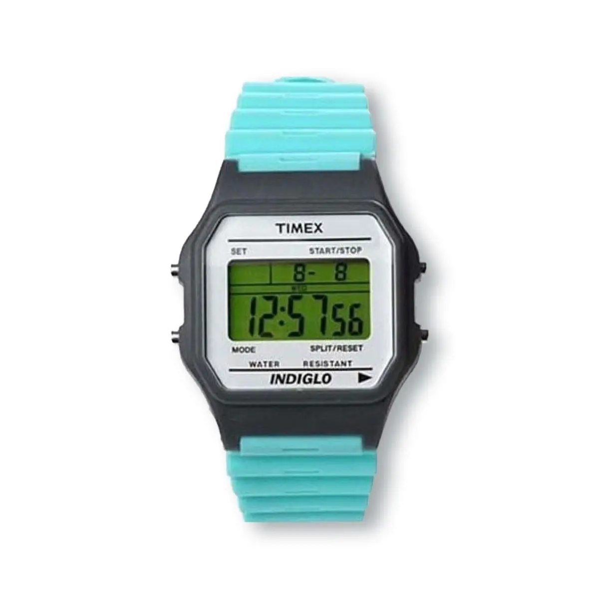Timex T2N096 Turquoise x Gray Sports Watch