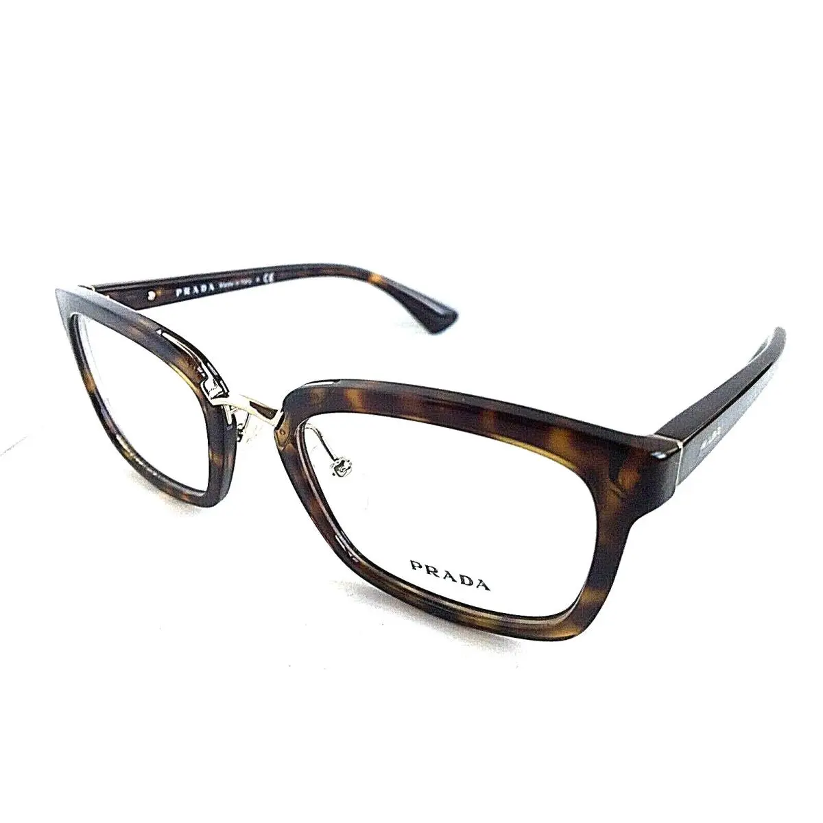 Prada Vpr R0S9 2AU-1O1 51mm Tortoise 51-21-140 Men`s Eyeglasses Frame 6 7