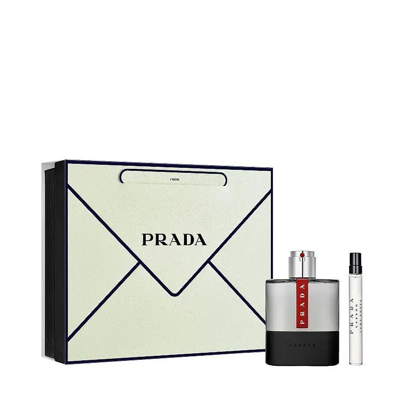 Prada Luna Rossa Carbon Eau de Toilette Cologne Set Black