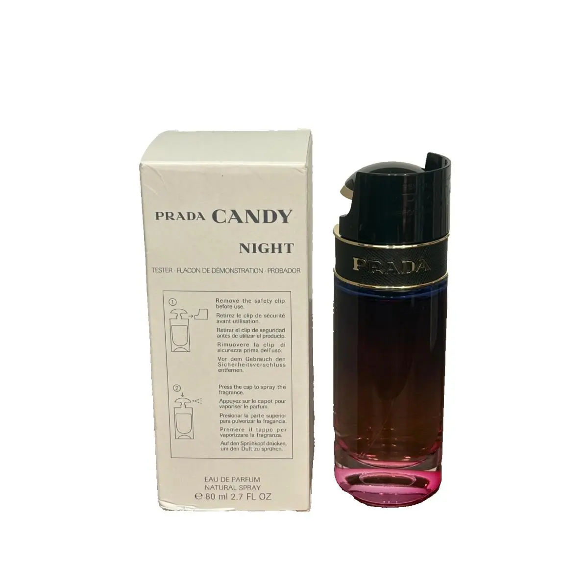 Prada Candy Night Women Pefume 2.7oz / 80ml Edp Spray Tstr
