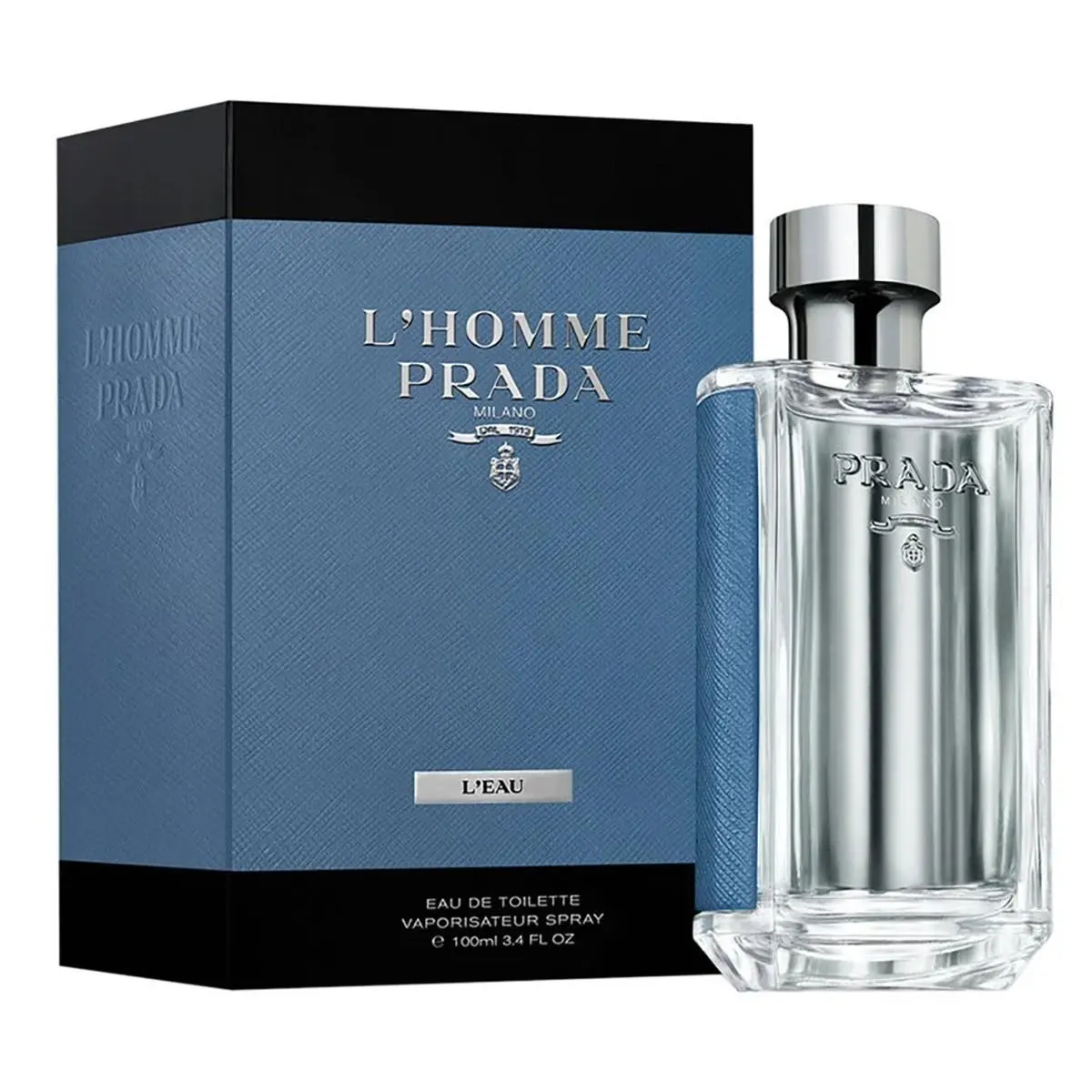 Prada L`homme L`eau Eau De Toilette Spray - Size 3.3 Oz. / 100mL - Box
