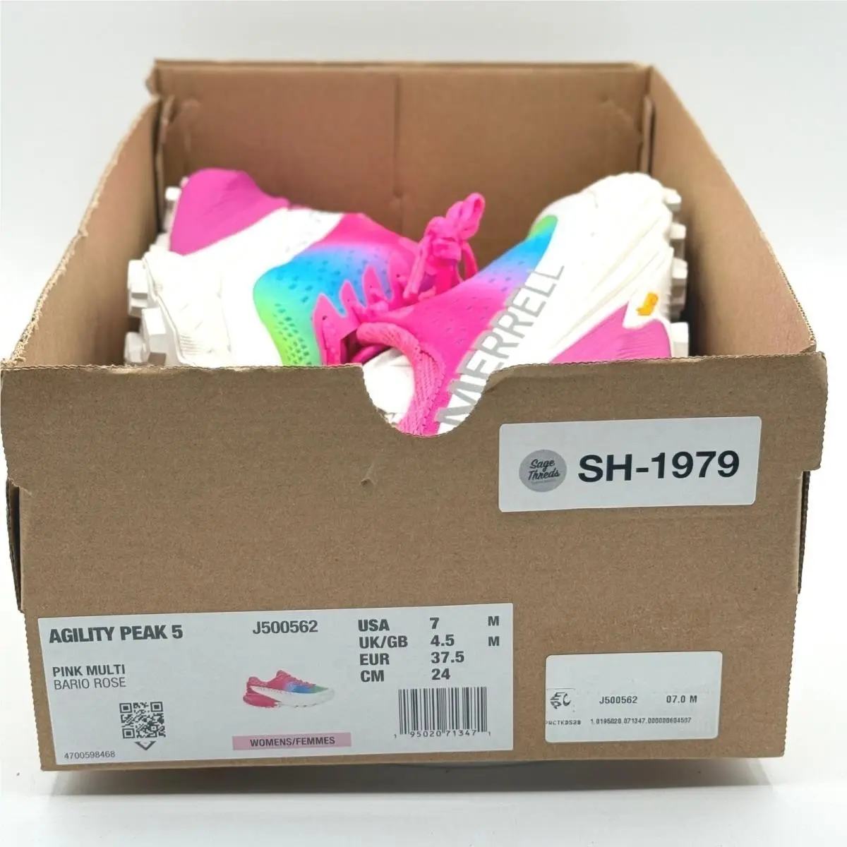 Merrell shoes - Agility Peak 5 - Agility Peak - J500562 - Pink 3