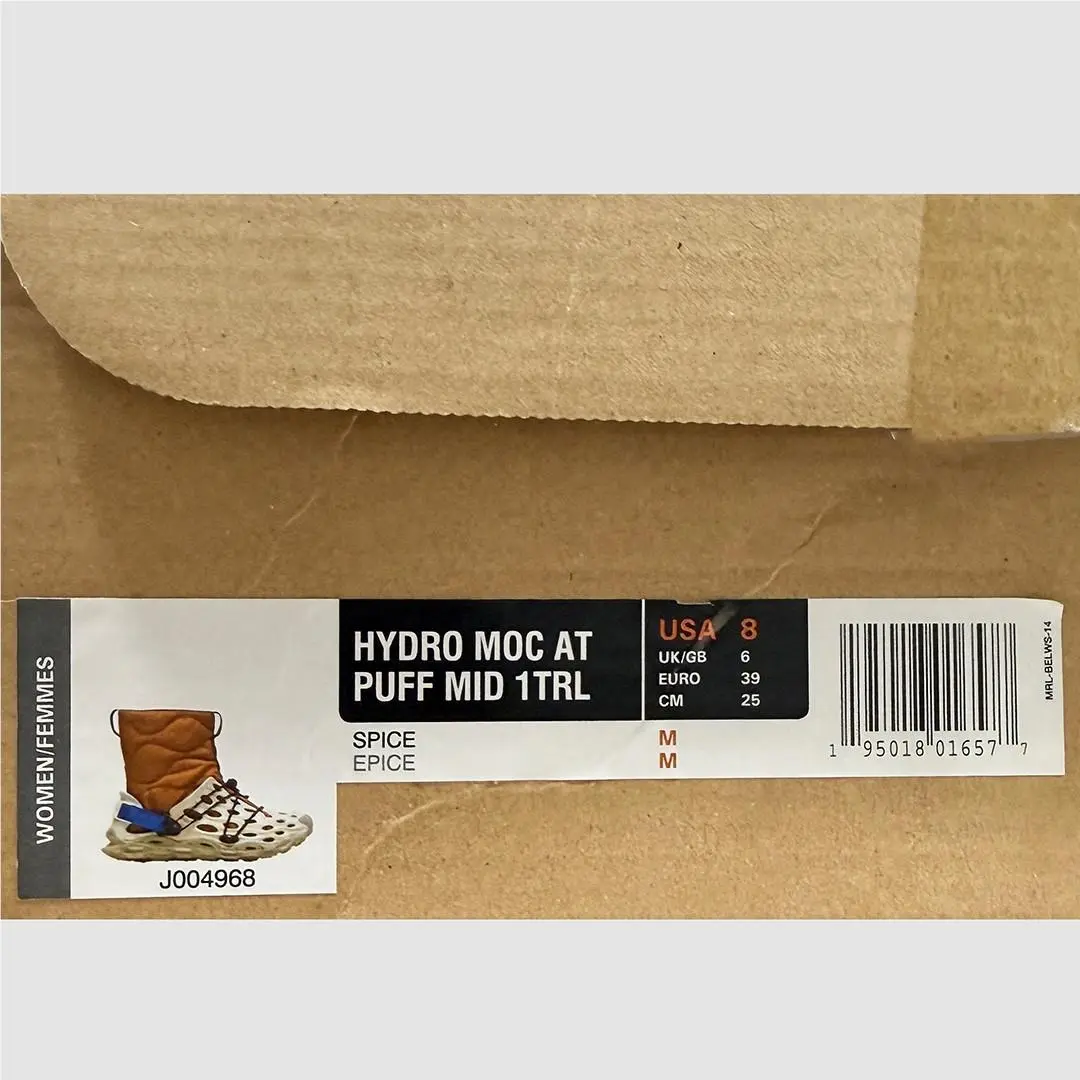 Merrell shoes - Merrell Hydro Moc AT Puff Mid 1TRL - J004968 - Spice / Rust (UPC: 195018016577) 4