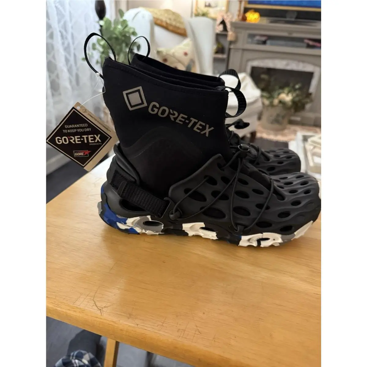Merrell Men`s Hydro Moc AT Gore-tex 1TRL Mine77 Black Water Shoes J135677 Size 8