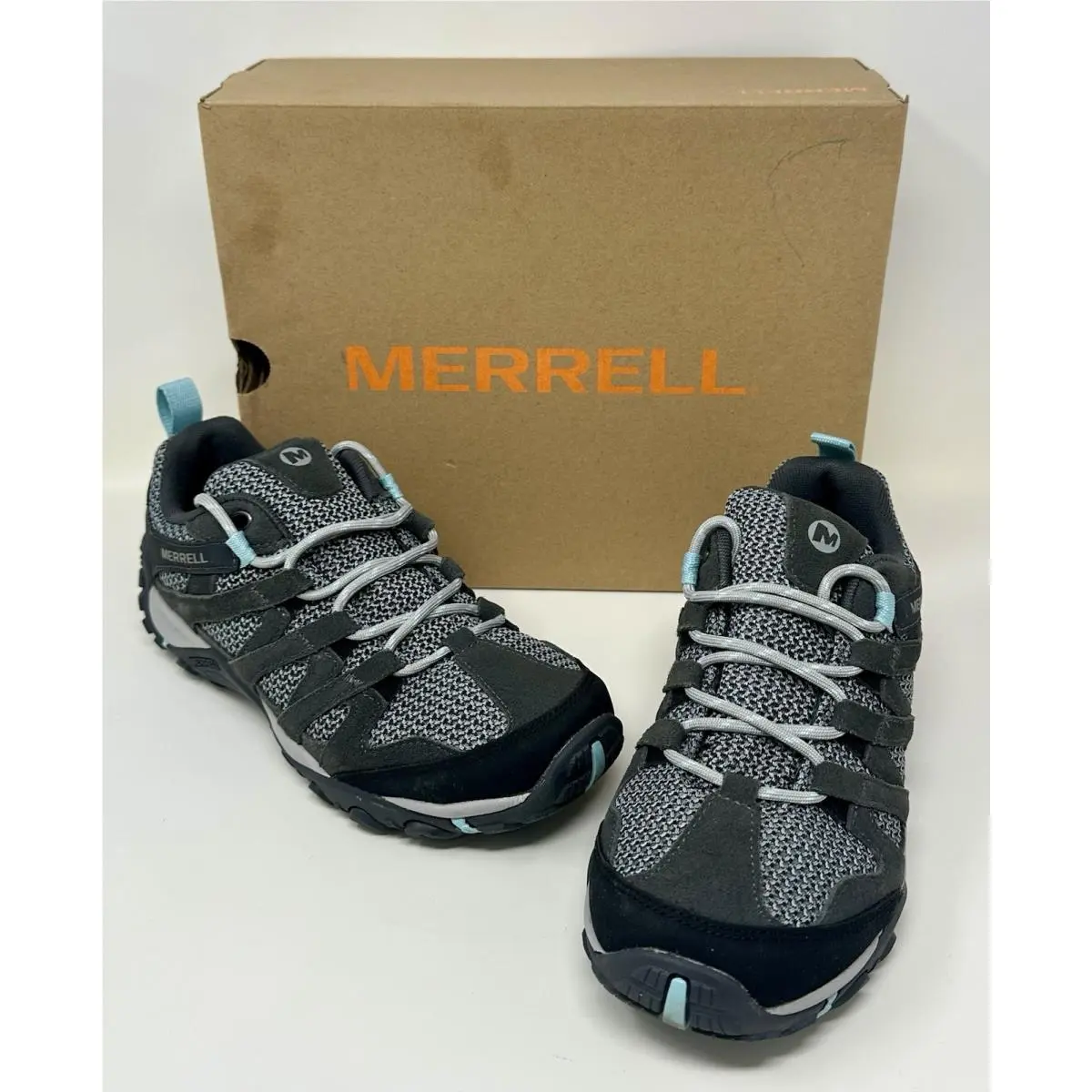 Merrell Alverstone Womens Waterproof Hiking Shoes Storm Grey Size 7 M J034612