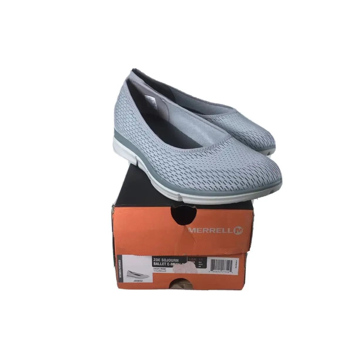 Merrell - Zoe Sojourn Ballet E-mesh Q2 Flat High Rise Women`s Size US 11M