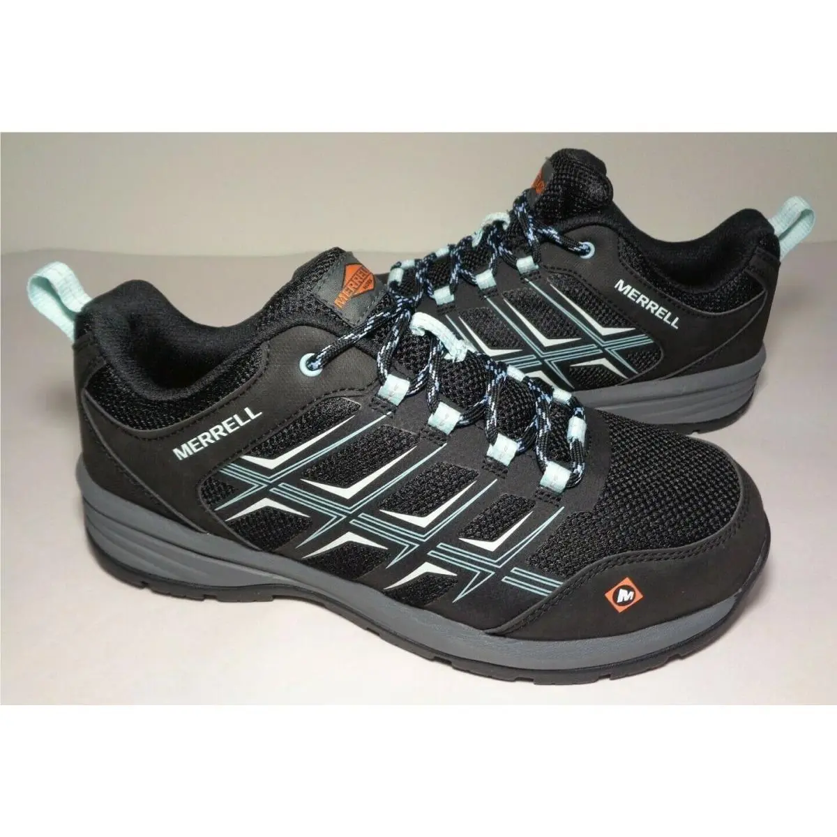 Merrell Size 9.5 M Windoc Fst Black Women`s Steel Toe Work Shoes