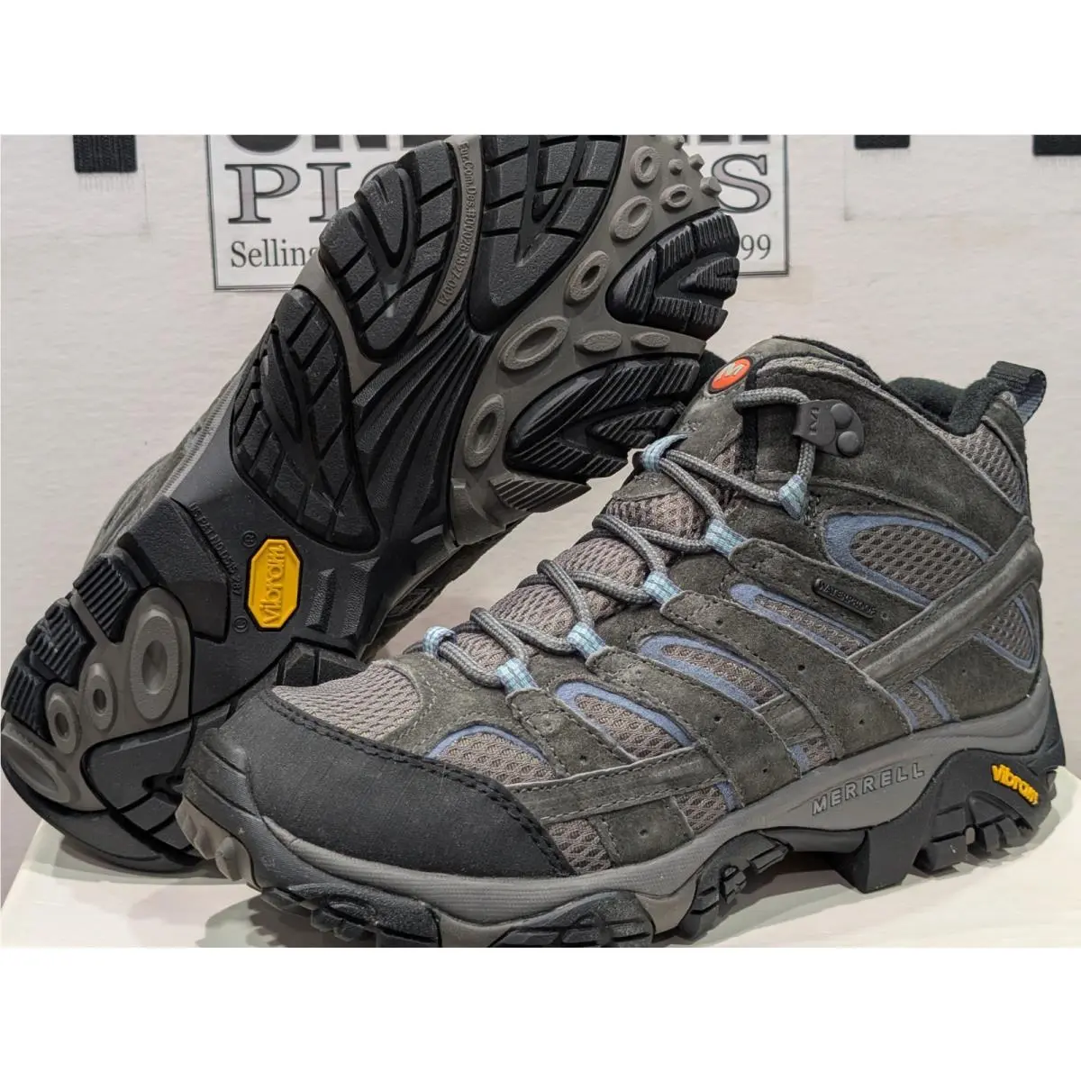 Merrell shoes - Merrell Moab 2 Mid WP - J06054W - Granite 19