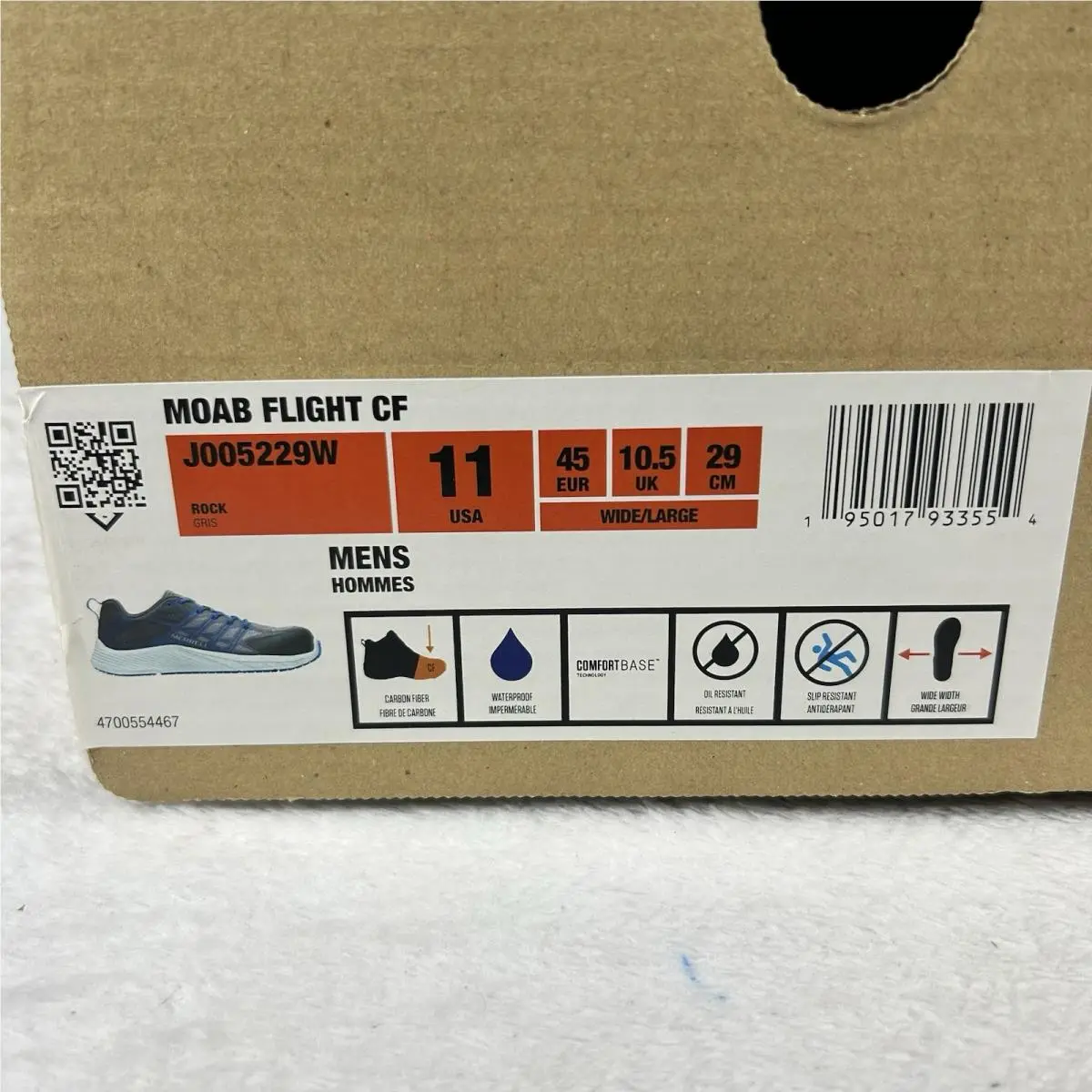 Merrell shoes - Moab Flight CF - Moab Flight - J005229W - Blue (UPC: 0195017933554) 13