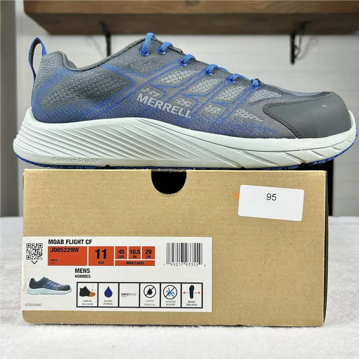 Merrell shoes - Moab Flight CF - Moab Flight - J005229W - Blue (UPC: 0195017933554) 0