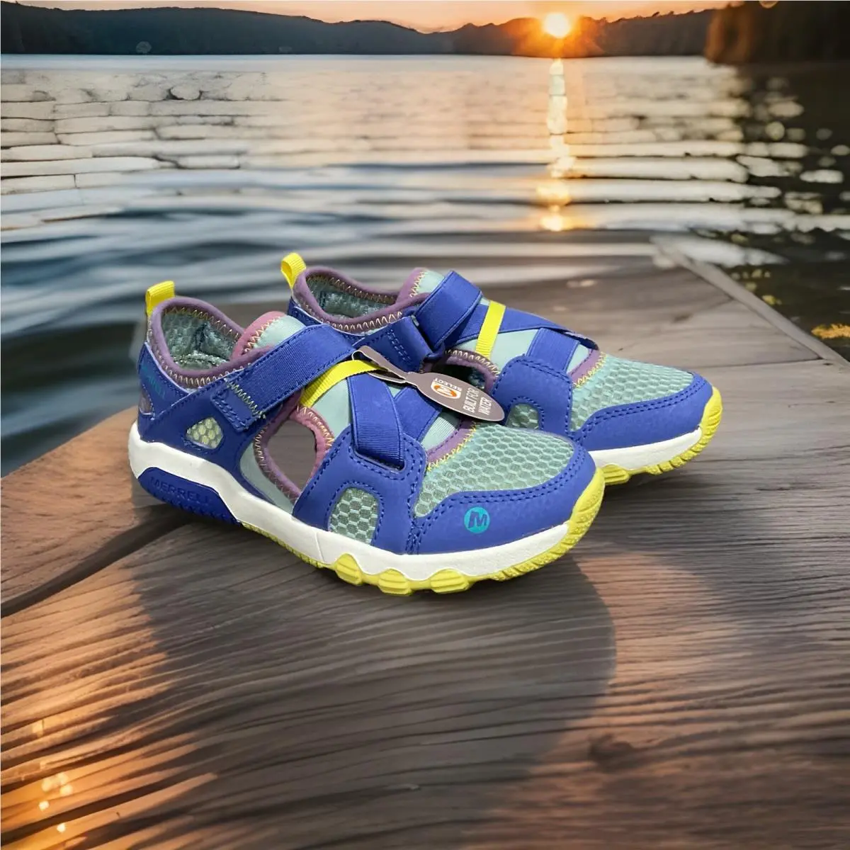 Merrell Unisex Kids Hydro Free Roam Monarch Sport Sandals Size 13 M