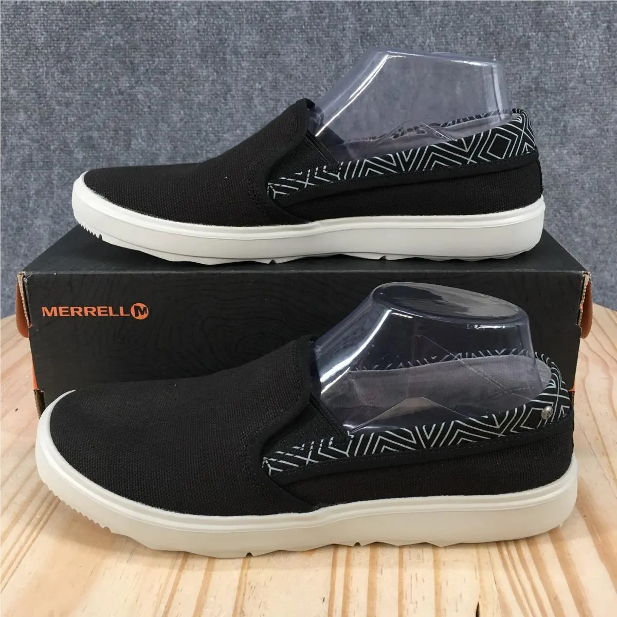 Merrell Shoes Womens 9 Around Town City Moc Slip On Sneakers J94090 Black