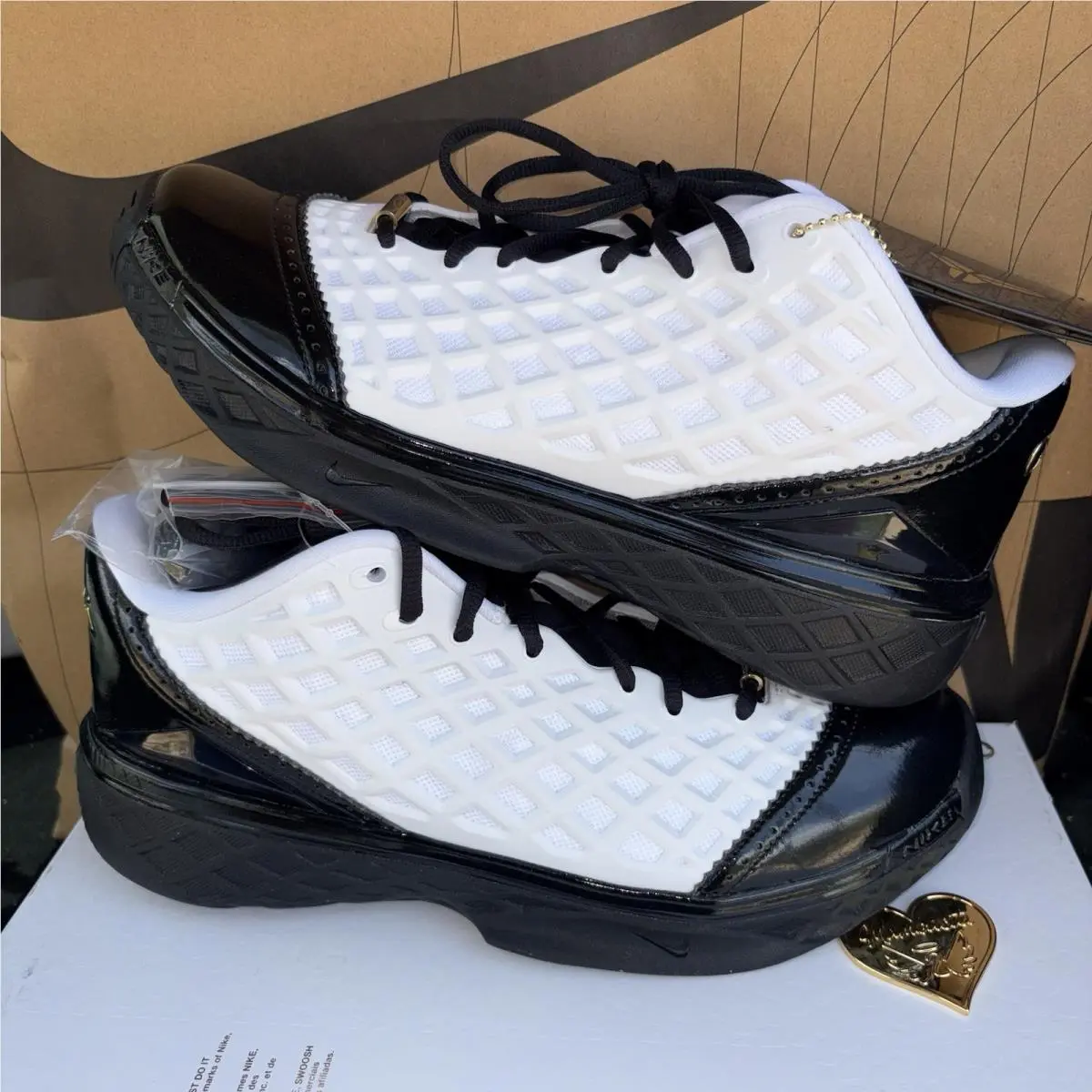 Nike shoes - Nike Kobe III Low Protro - IQ3916 100 - White / Metallic Gold-Black (UPC: 198959998230) 0