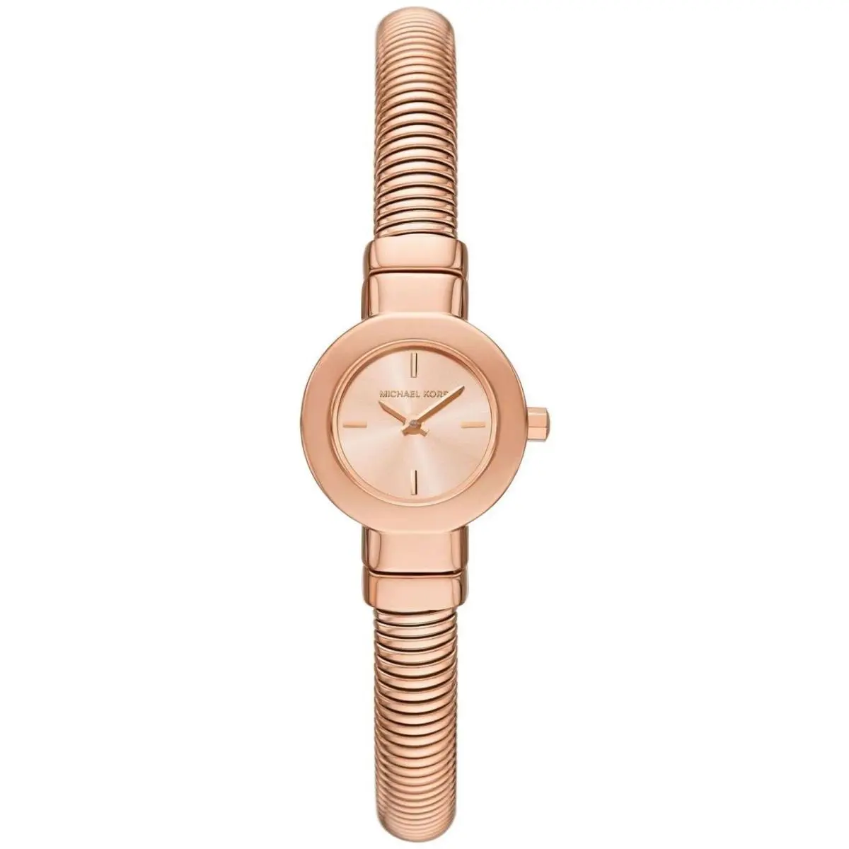 Michael Kors Women`s Watch Gramercy Quartz Rose Gold Steel Bracelet MK7528