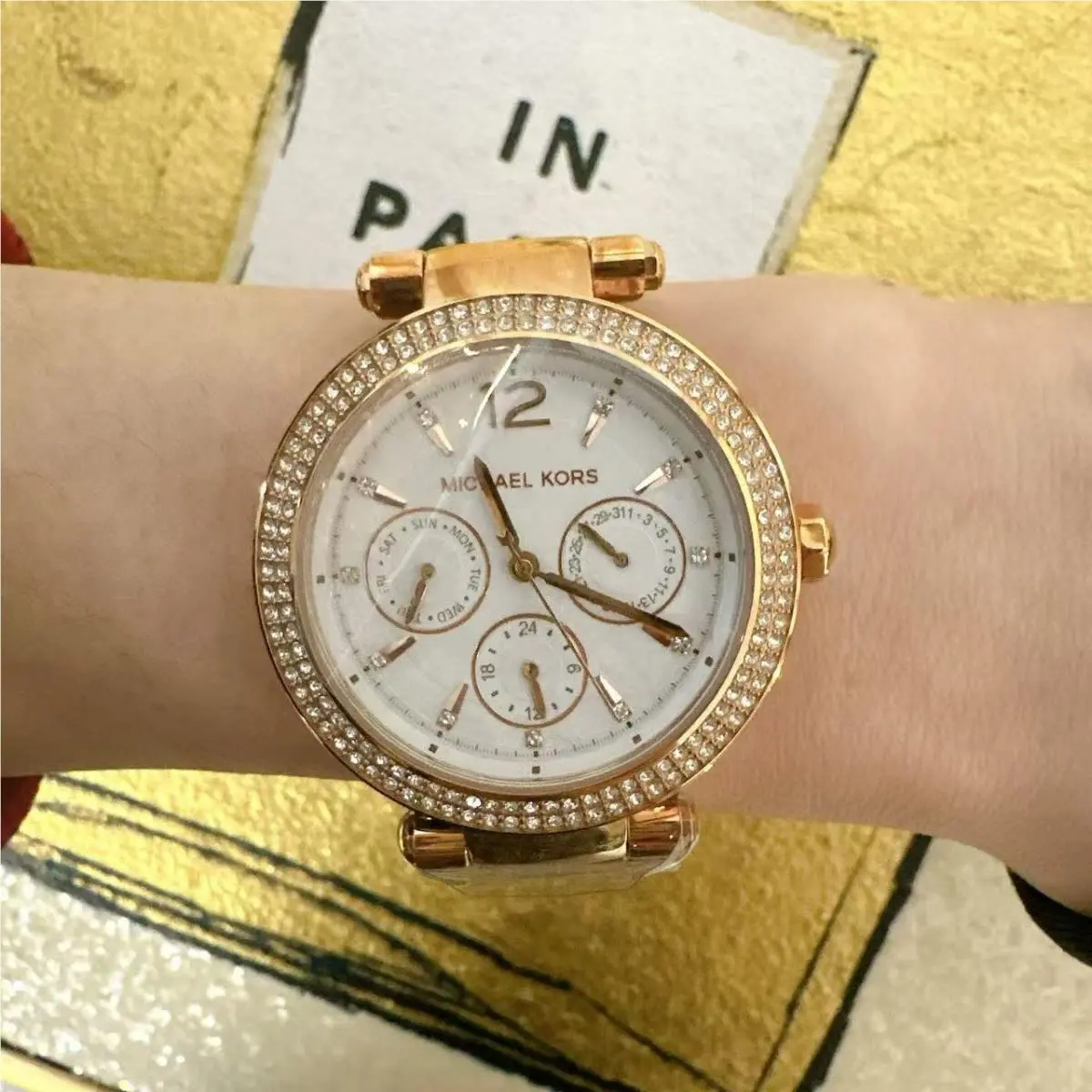 MK5781 Women`s Parker Multifunction Rose Gold-tone Watch by Michael Kors