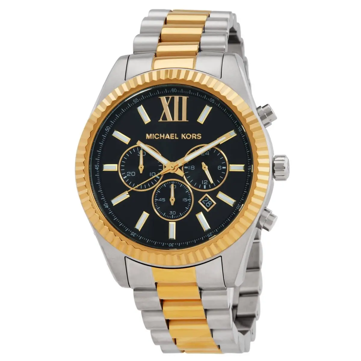 Oversized Lexington Chronograph Quartz Men`s Watch MK9207 by Michael Kors
