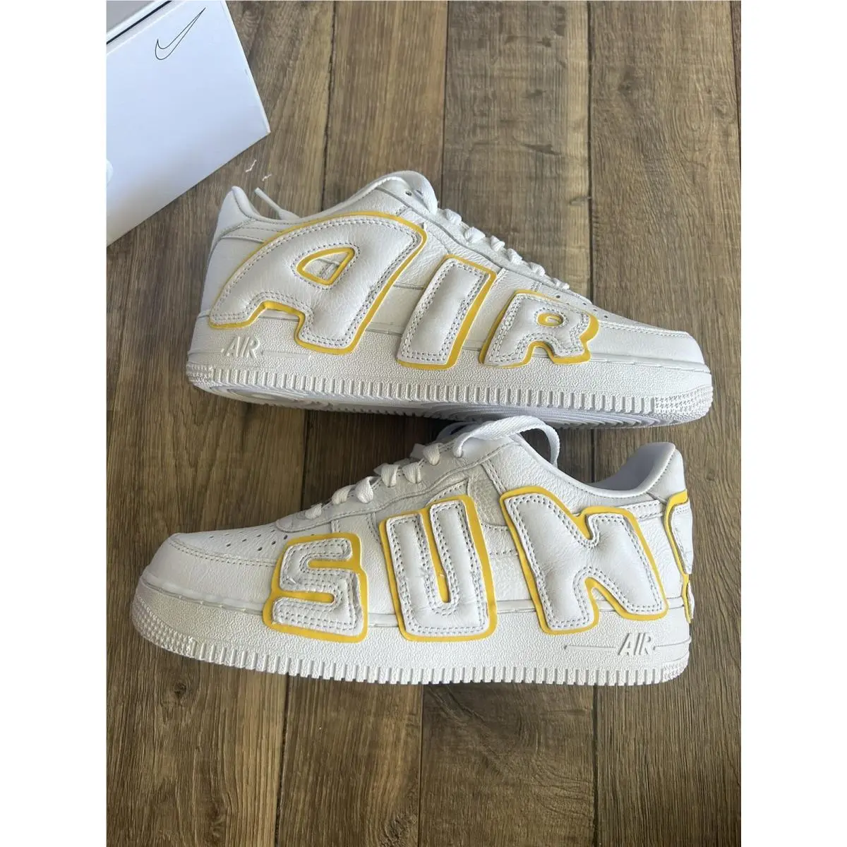Nike Cactus Plant Flea Market Air Force 1 Low White / Yellow Men Sz 7 Rare 1/1