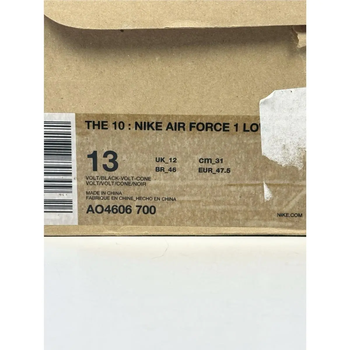 Nike shoes - Nike Air Force 1 - Air Force - AO4606-700 - Yellow/Lime Green 13