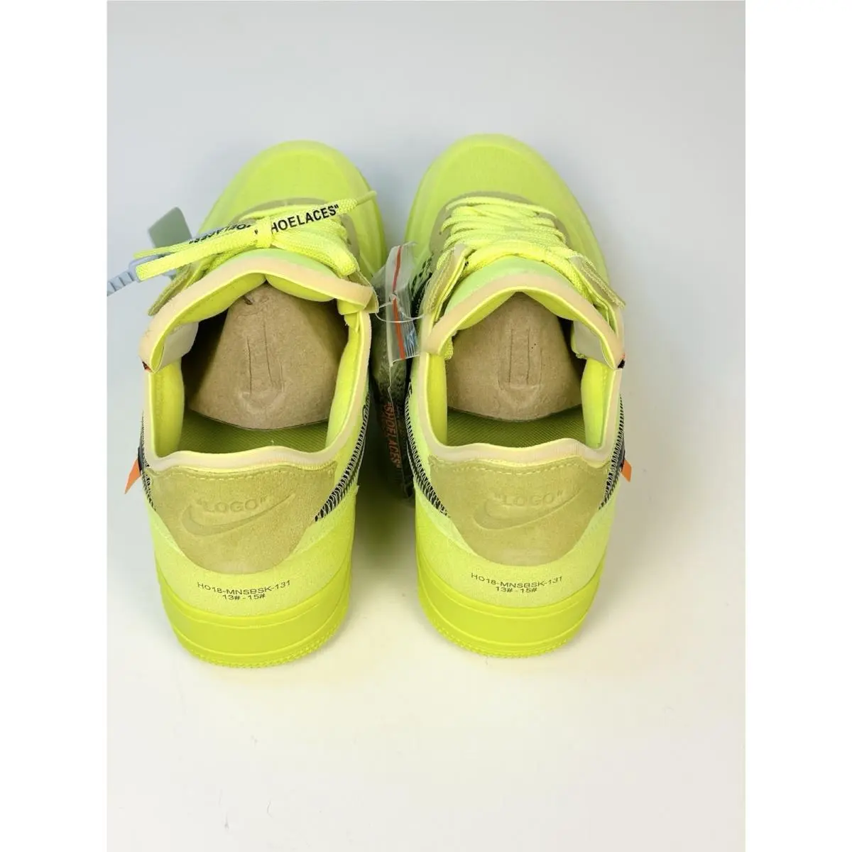 Nike shoes - Nike Air Force 1 - Air Force - AO4606-700 - Yellow/Lime Green 2