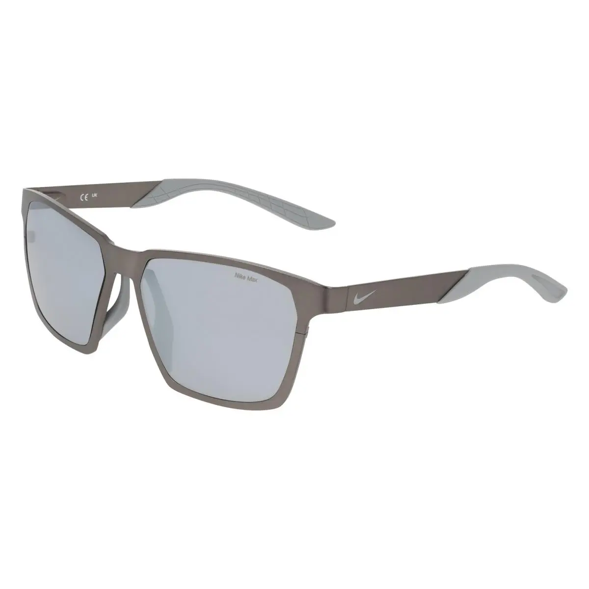 Nike Maverick Valor IF0963X Satin Gunmetal Silver Flash 013 Sunglasses
