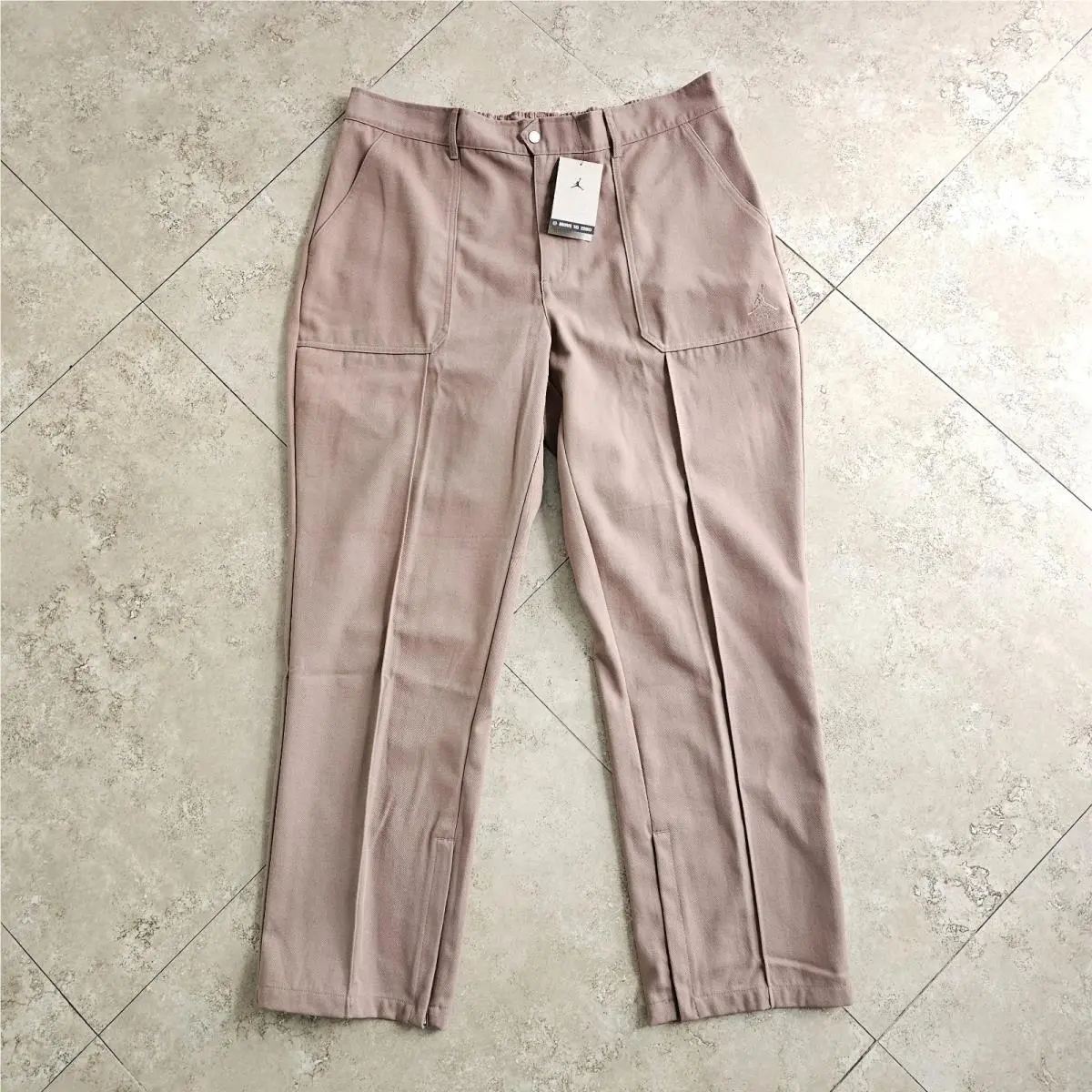 Nike Jordan Women`s Active Woven Pants FN5446-223 Archaeo Brown Size XL