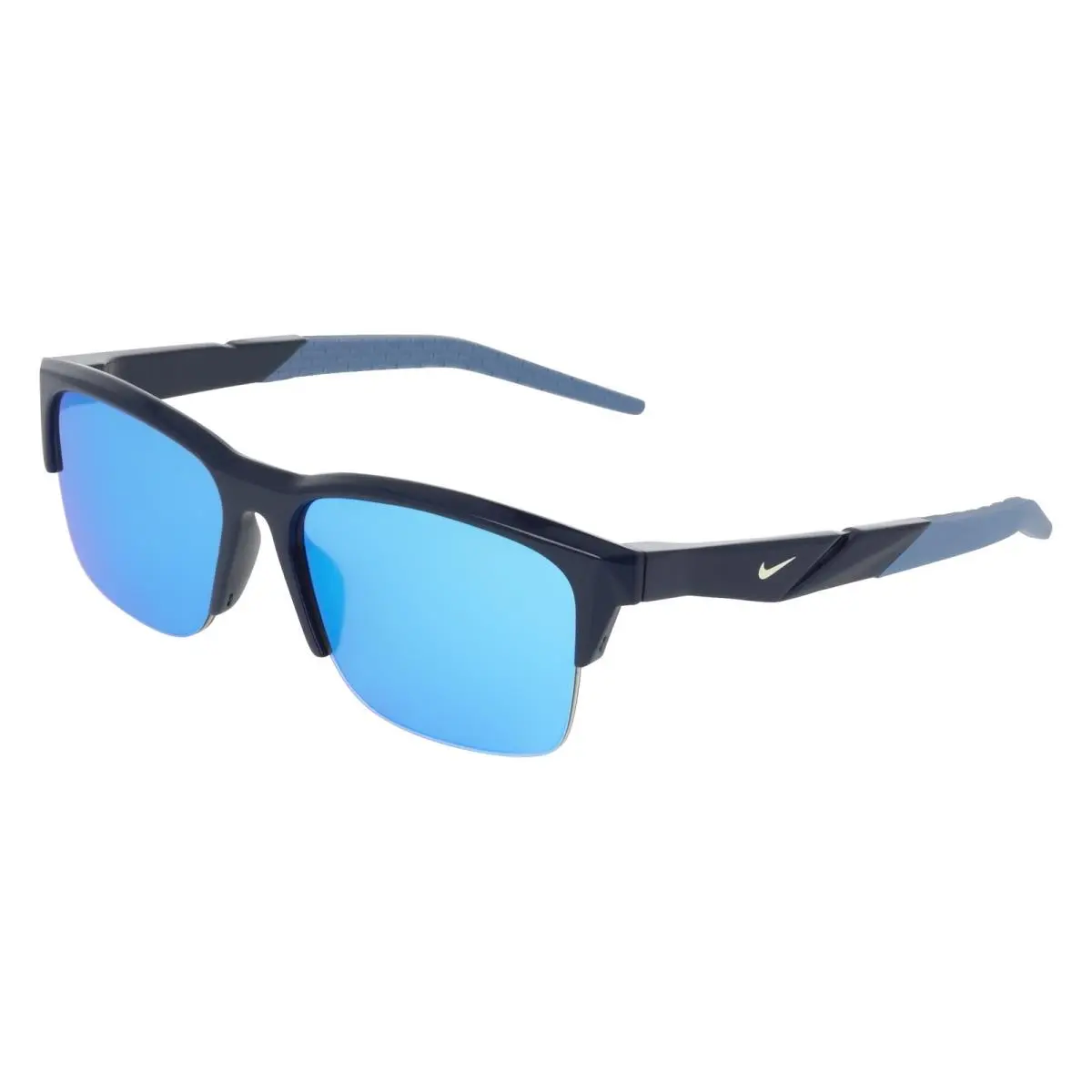 Radeon Ware IR4369X Midnight Navy Blue Mirror 410 Sunglasses by Nike