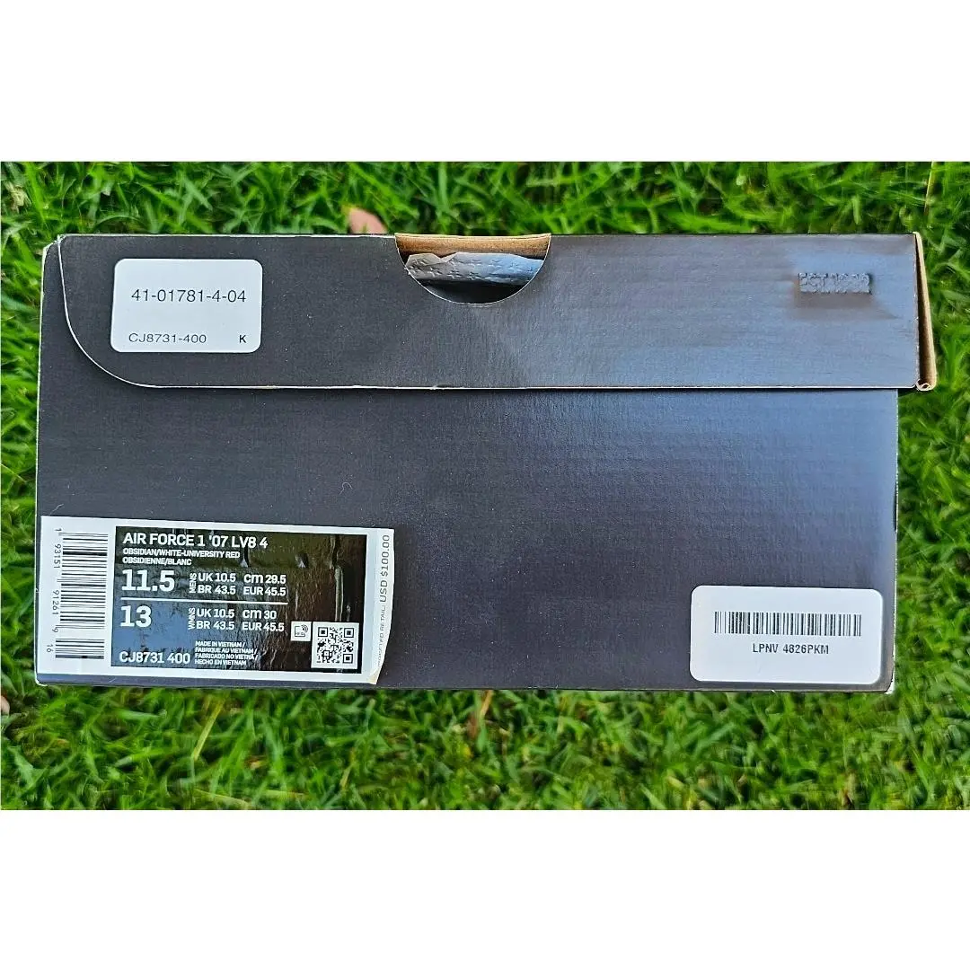 Nike shoes - Nike Air Force 1 - Air Force - CJ8731400 - Obsidian/White-University Red (UPC: 193151912619) 3