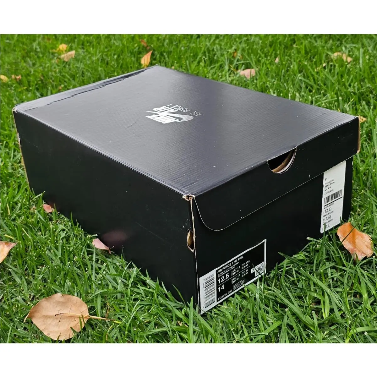 Nike shoes - Nike Air Force 1 - Air Force - Black (UPC: 196969725327) 2