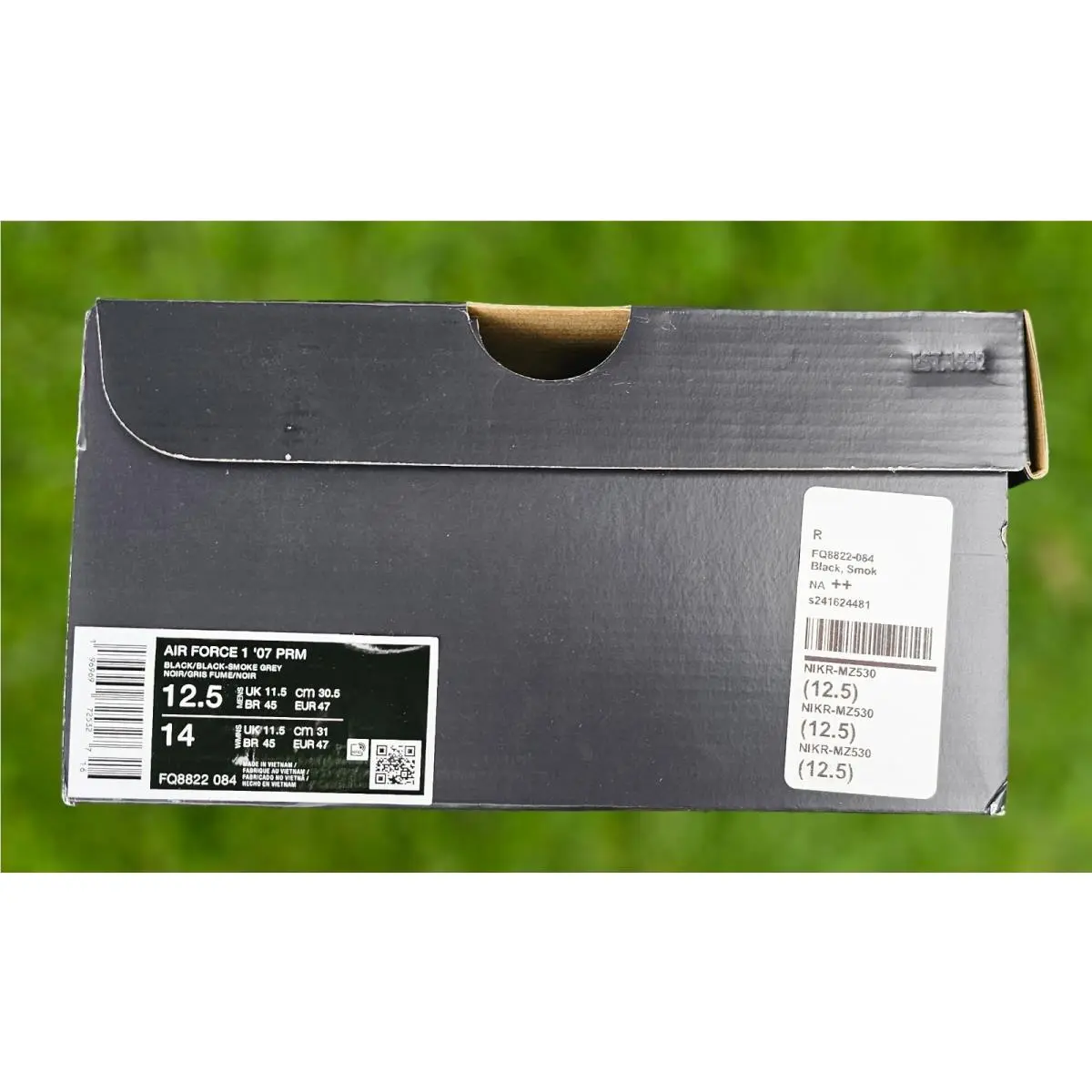 Nike shoes - Nike Air Force 1 - Air Force - Black (UPC: 196969725327) 3