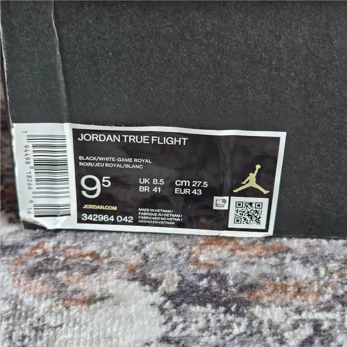 Nike shoes - Jordan True Flight - True Flight - Black Game Royal 10
