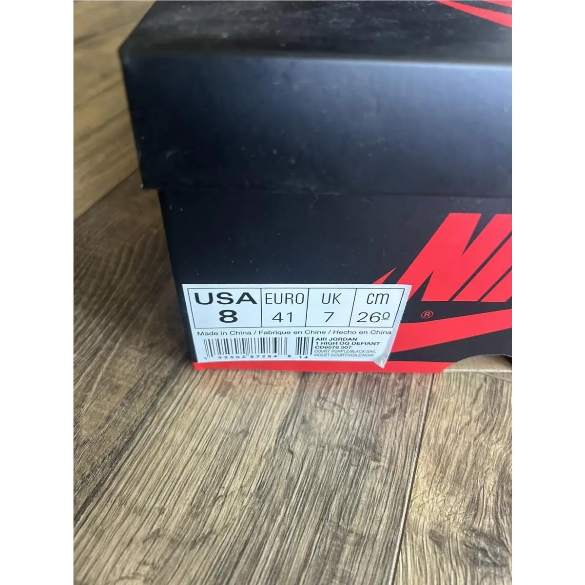 Nike shoes - Air Jordan 1 - Air - CD6578-507 - Purple (UPC: 0192502872848) 6