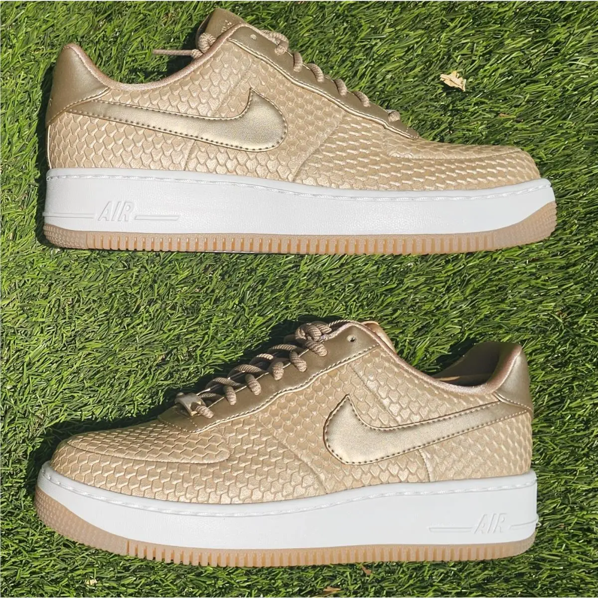 Nike shoes - Nike Air Force 1 - Air Force - 917590-900 - Gold (UPC: 826220585512) 1