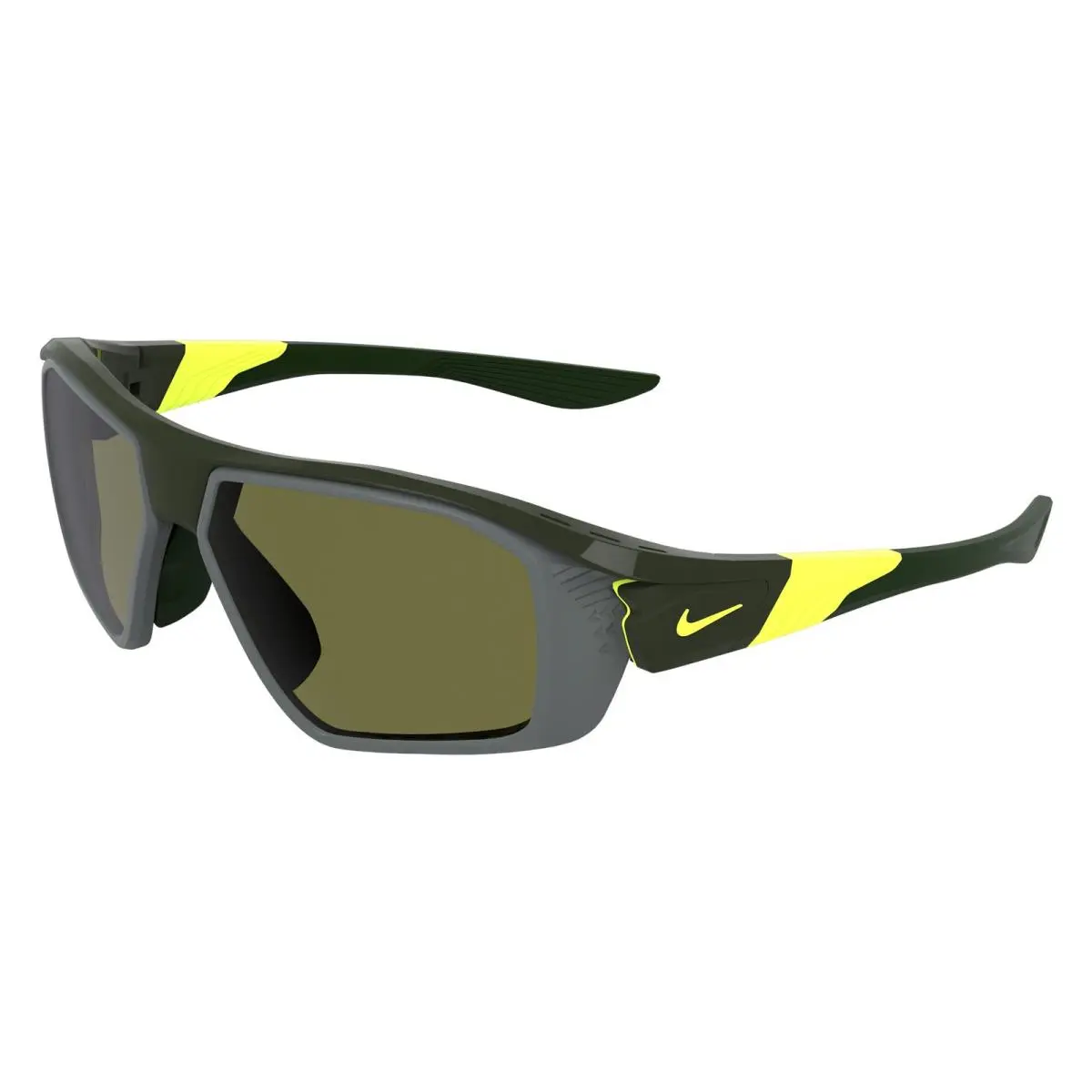 Nike Show X3 FF IM9736X Sequoia Terrain ll Volt 355 Sunglasses