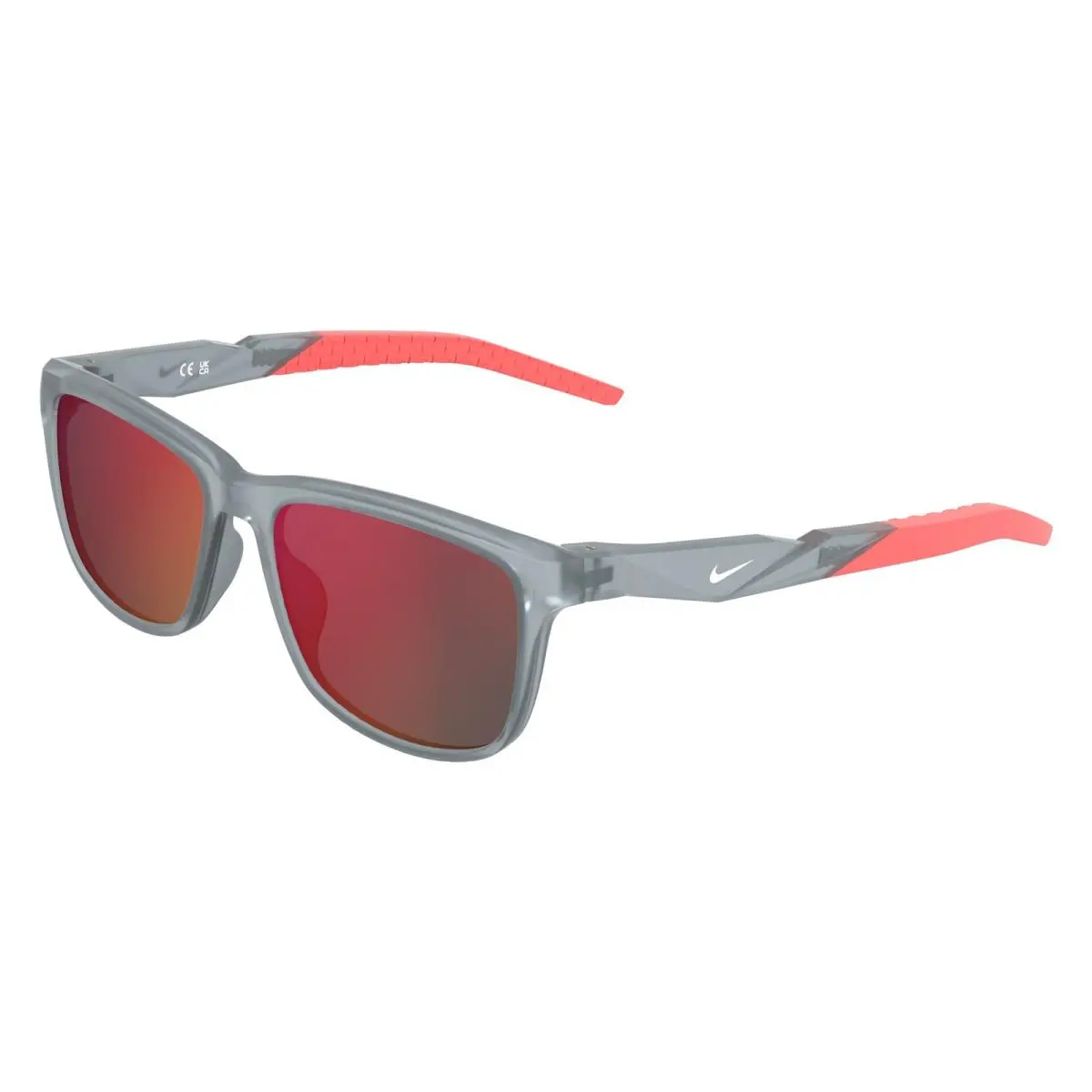 Nike Radeon Bolt IW1812X Matte Wolf Grey Orange Mir 012 Sunglasses