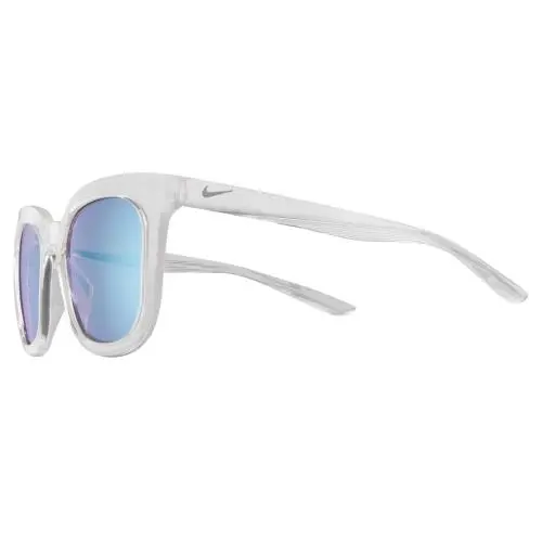 Nike EV1154-913 Myriad M Sunglasses Crystal Clear Frame Color Grey with Violet