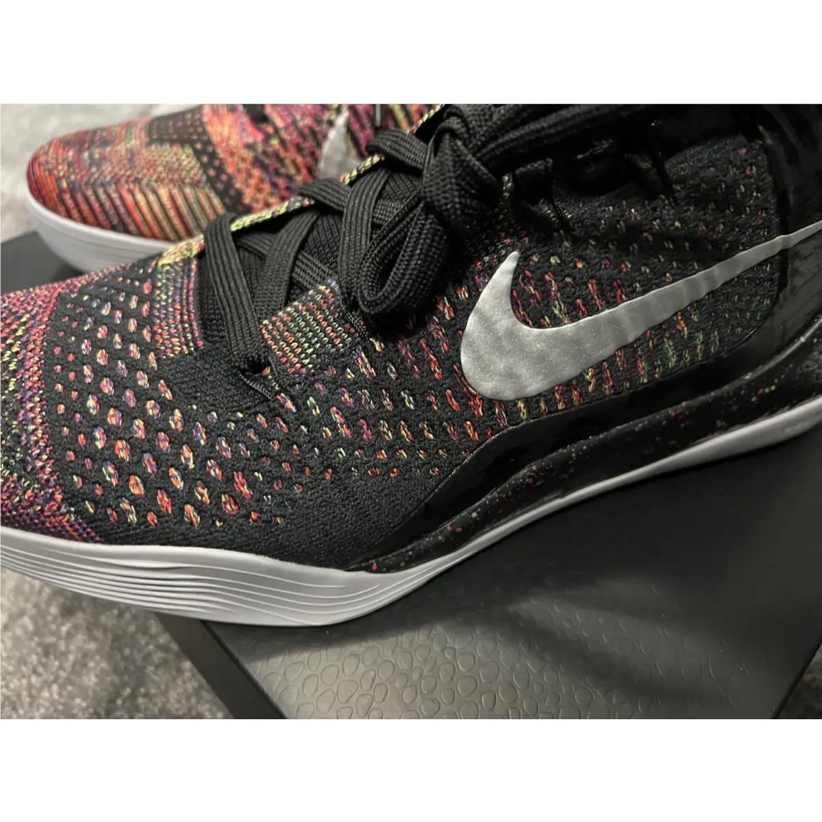 Nike Kobe IX Elite High Protro 2025 Black/metallic Silver Mens Size 11.5