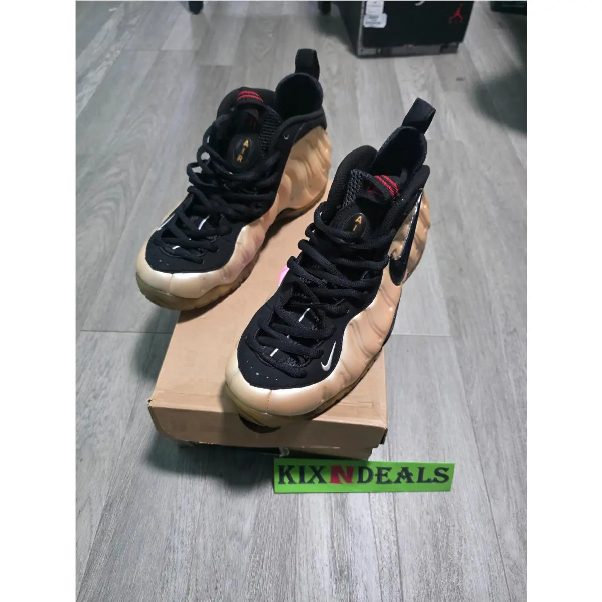 Nike shoes - Nike Air Foamposite - Air Foamposite - 624041206 - Black, Beige 0