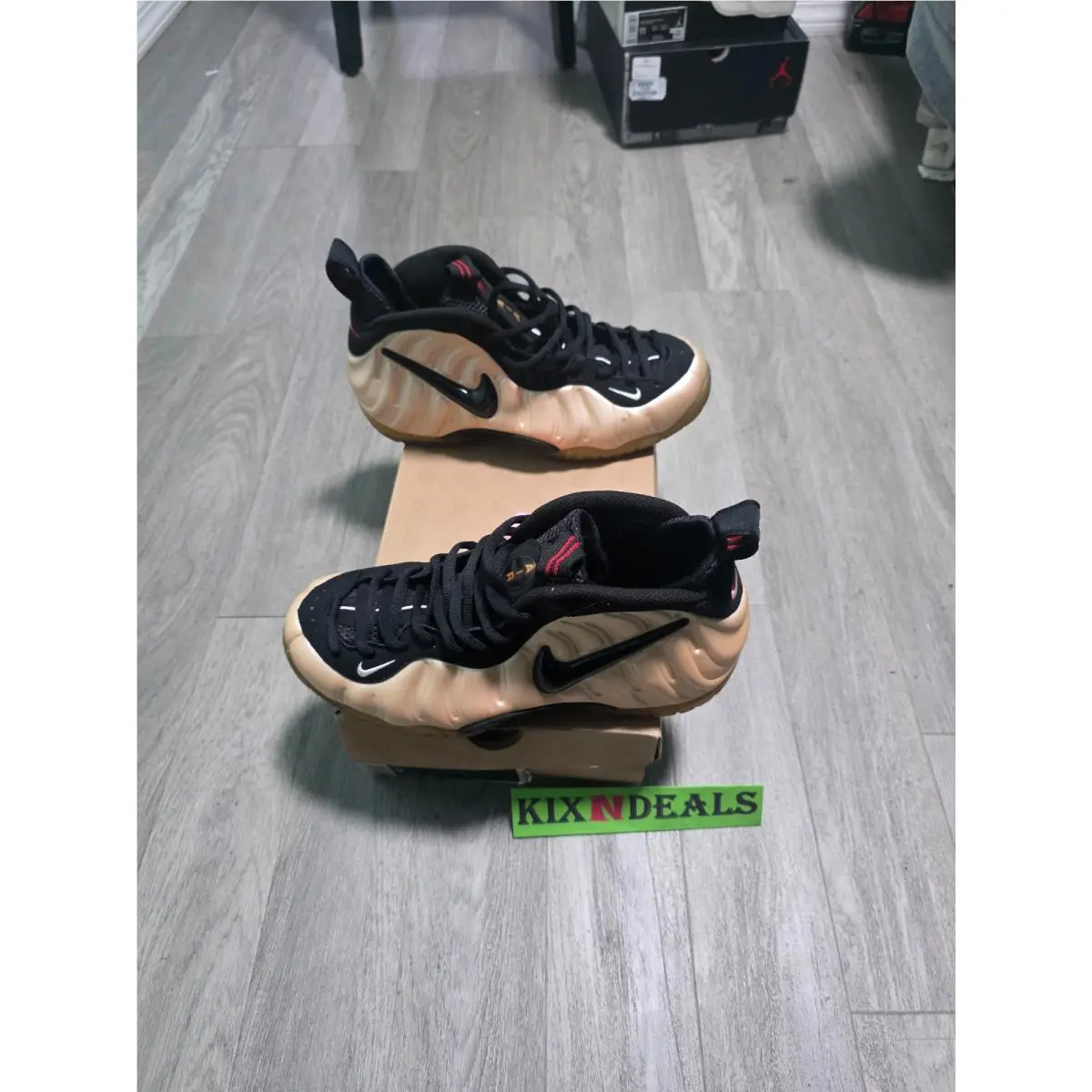 Nike shoes - Nike Air Foamposite - Air Foamposite - 624041206 - Black, Beige 2